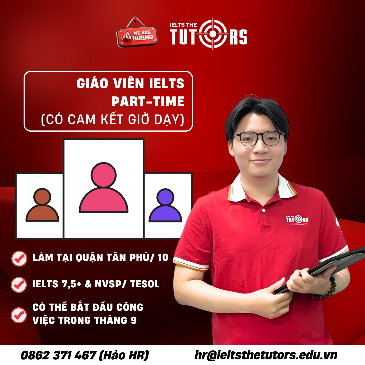 🔥 [HCM] GIÁO VIÊN IELTS -... - IELTS The Tutors Tuyển Dụng | Facebook