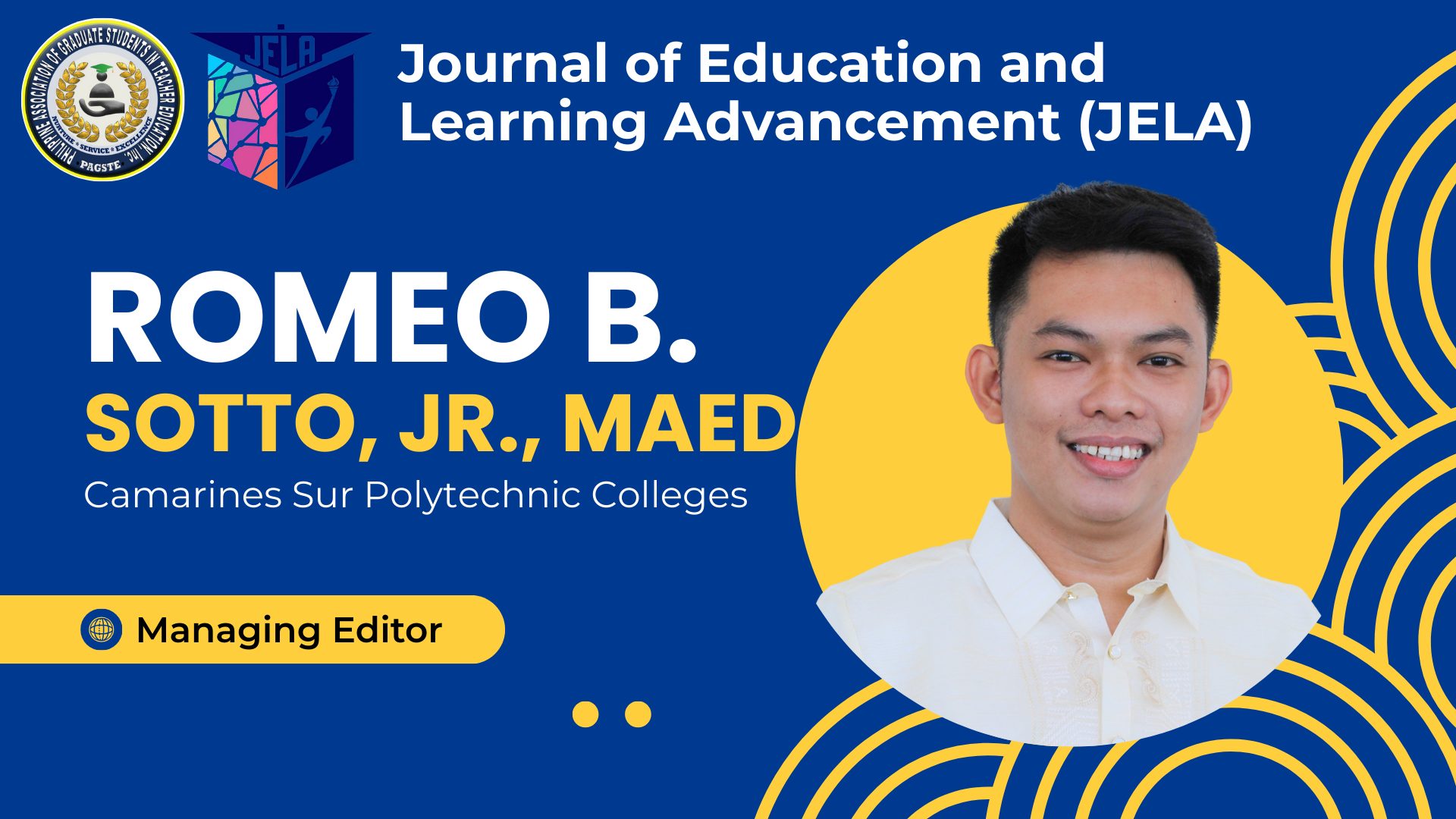 Journal of Education and Learning Advancements | Manila