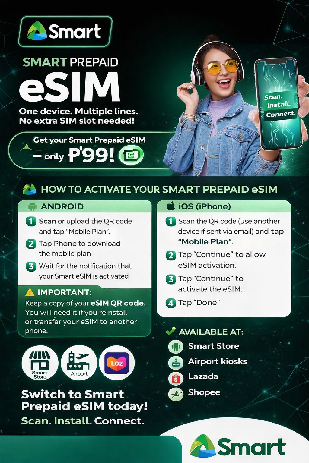 PD Winnable - GO DIGITAL with Smart Prepaid eSIM! 📱 One device ...