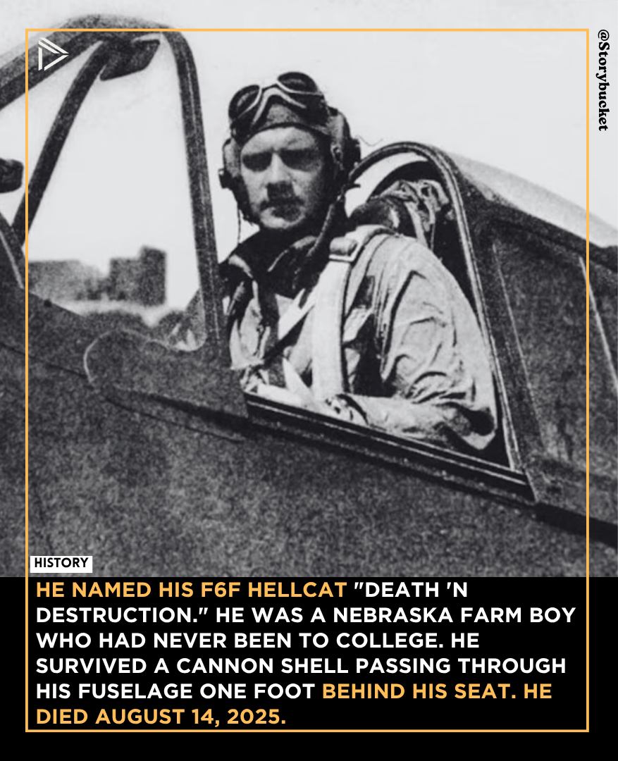 Sad news as WWII ace Hellcat pilot Donald M. McPherson has passed
