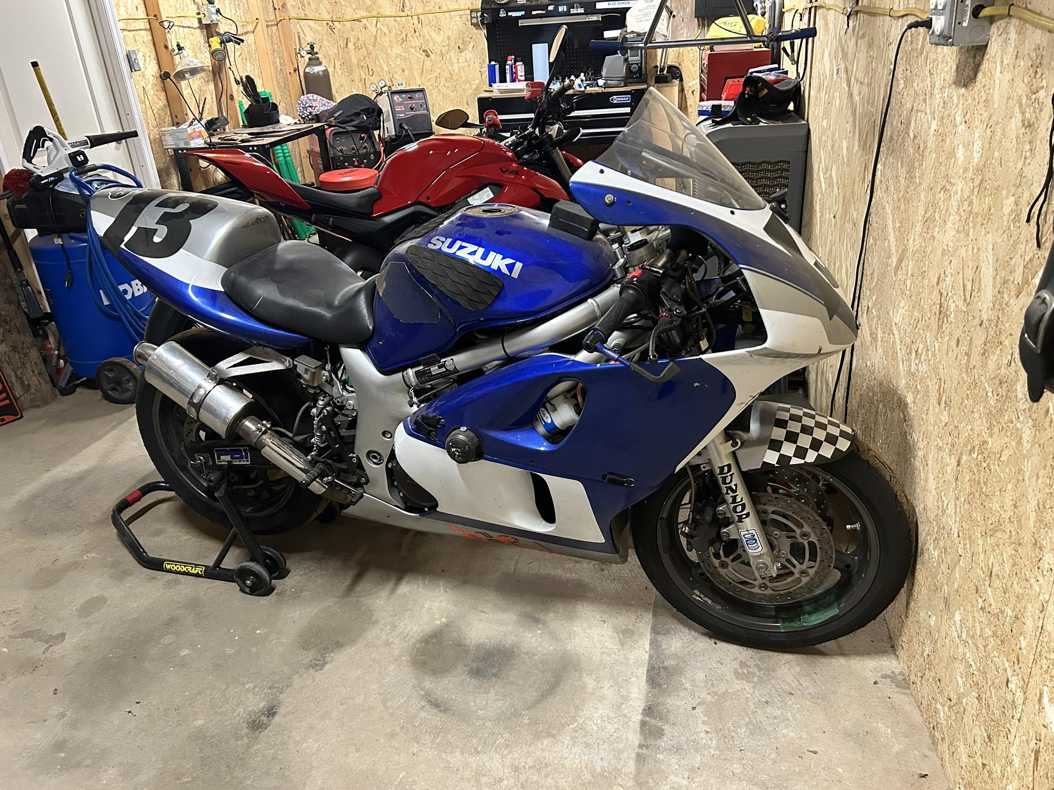 Sportbike for sale with extras