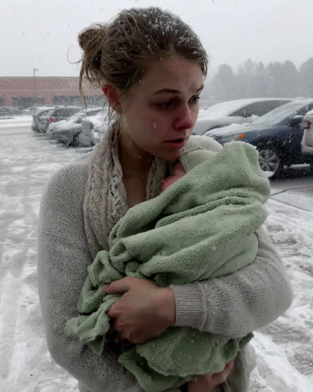 World - I gave my coat to a cold, hungry mother and her baby — a week ...