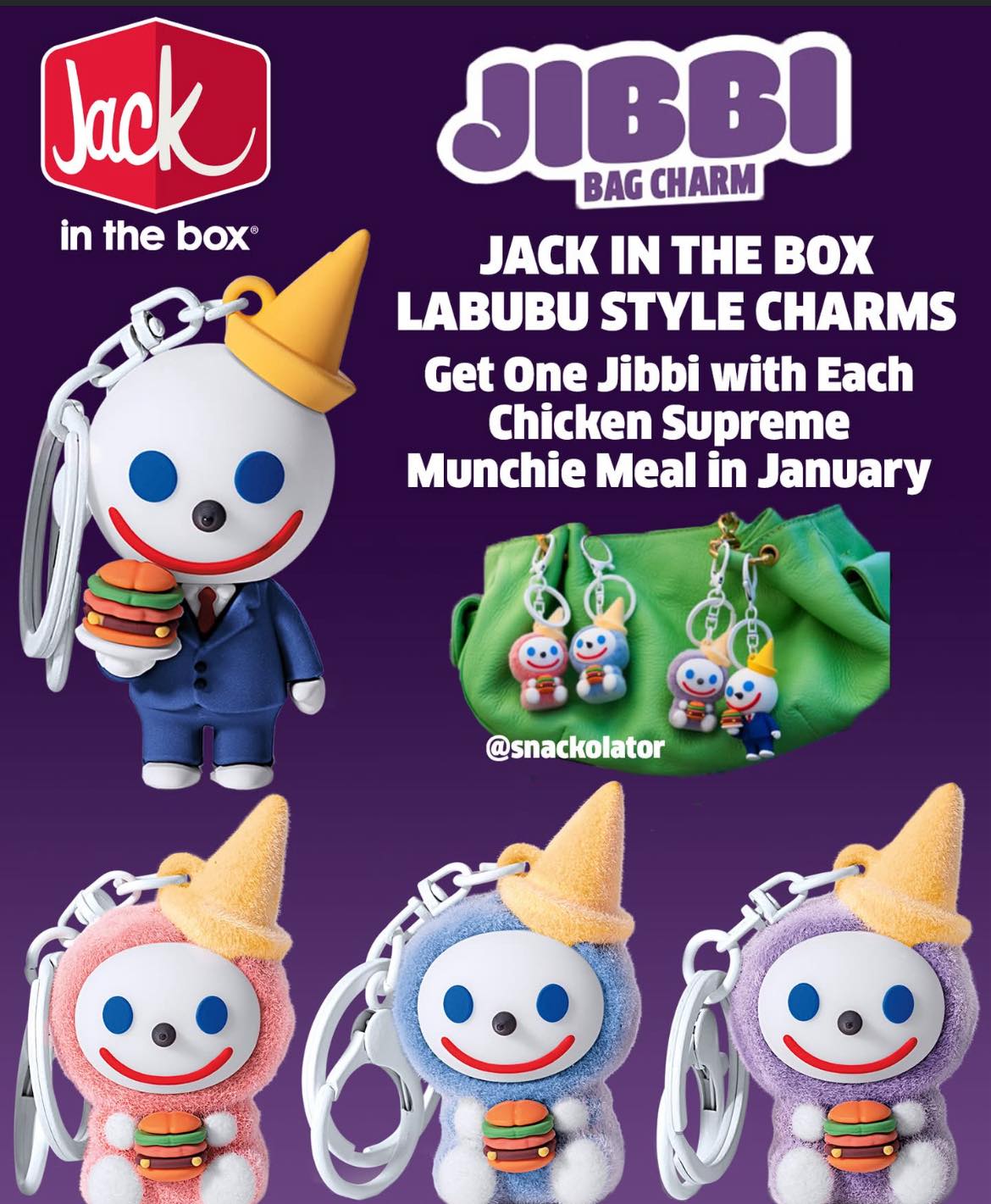 GIMME THE BOSS NOW! Jack in the Box is channeling Labubu with new