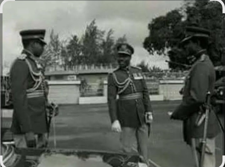 Historical - This image captures a significant moment in Nigerian ...