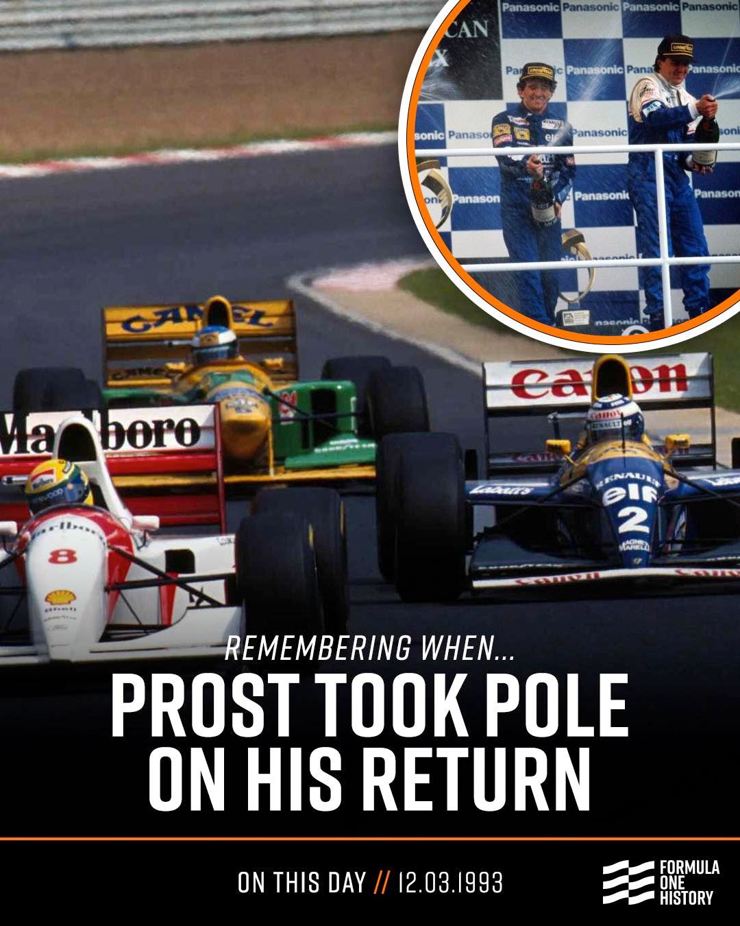 Ｆ１　ＬＥＧＥＮＤＳ「Ｆ１　Ｇｒａｎｄ　Ｐｒｉｘ　１９９３」 1993 – #OnThisDay May 9, Alain Prost won the Spanish Grand Prix at