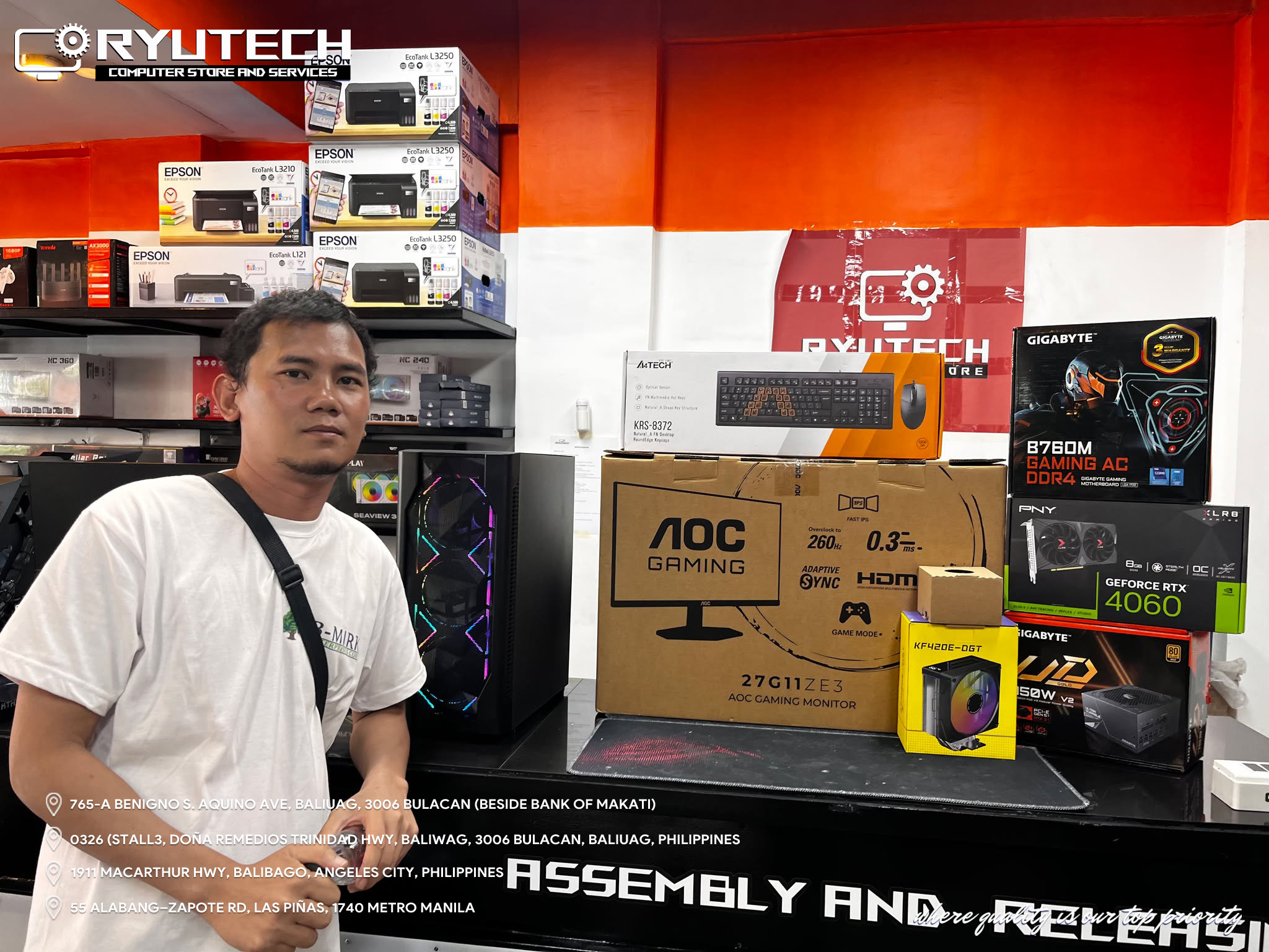 Ryutech - 💻🔥 WALK-IN CLIENT FROM ALABANG! 🔥💻 Thank you for choosing ...