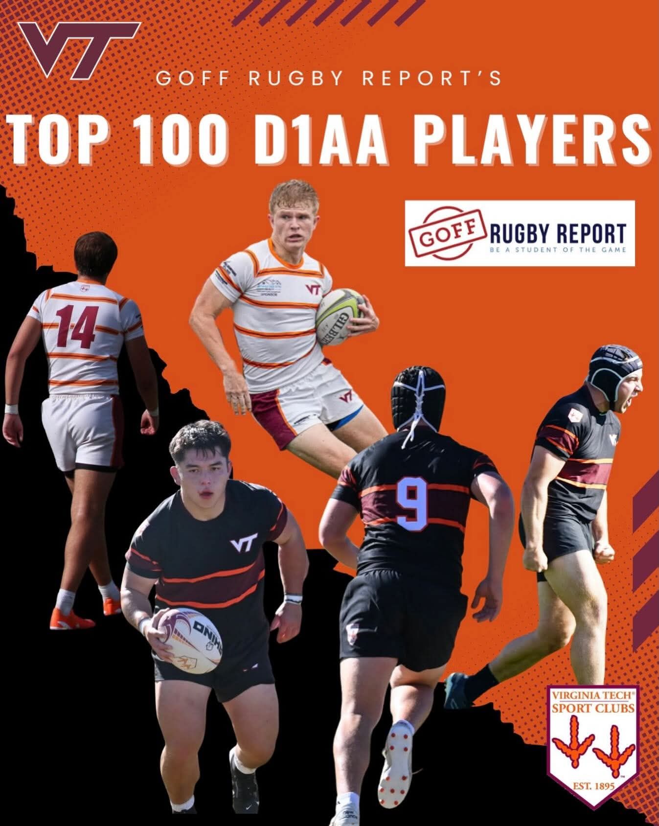 VT Men's Rugby - Huge congrats to 5 of our players who... | Facebook