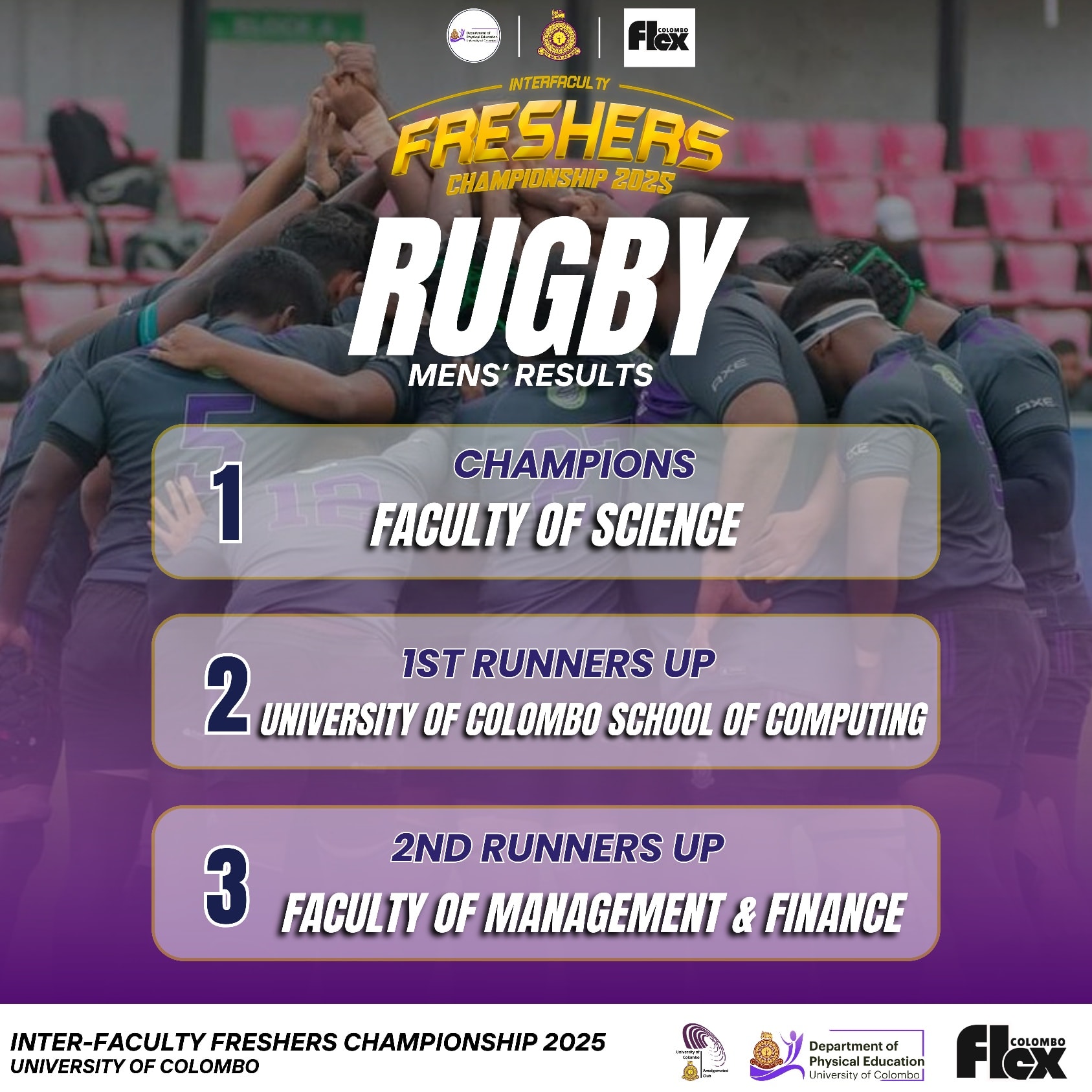 Colombo - 🏉 Men’s Rugby – Final Results A hard-fought battle on the ...