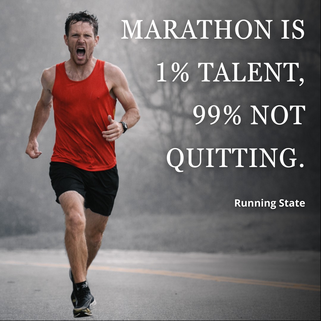 Running - You don't need to be naturally gifted to finish a marathon.🏃💪 ...