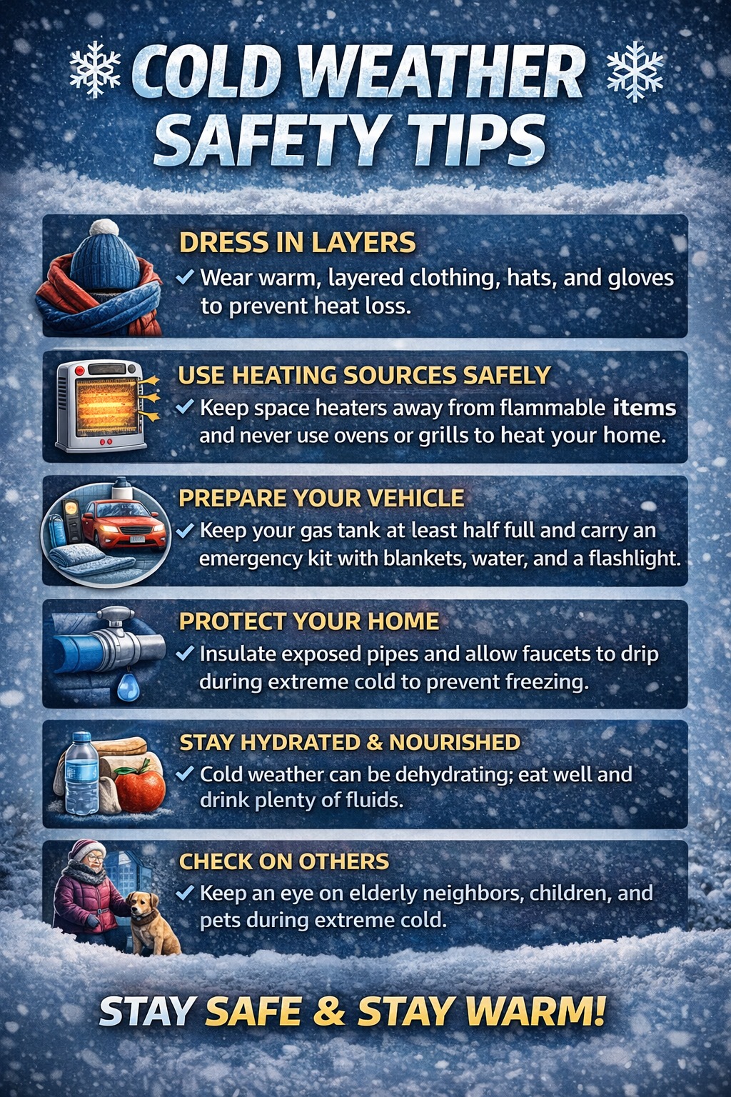 ️ Cold Weather Safety... - Bergen County EMS Training Center | Facebook
