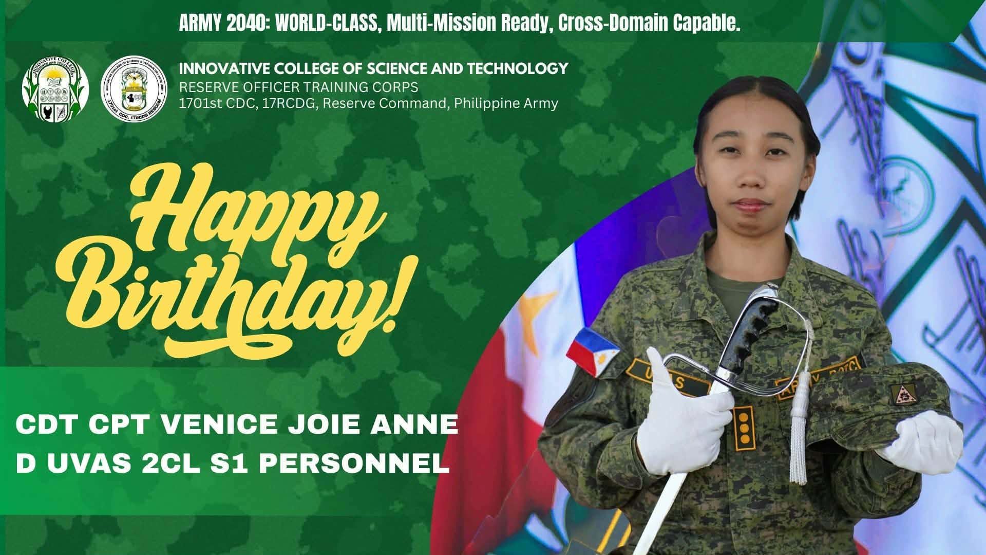 Happ... - Innovative College of Science & Technology ROTC UNIT | Facebook