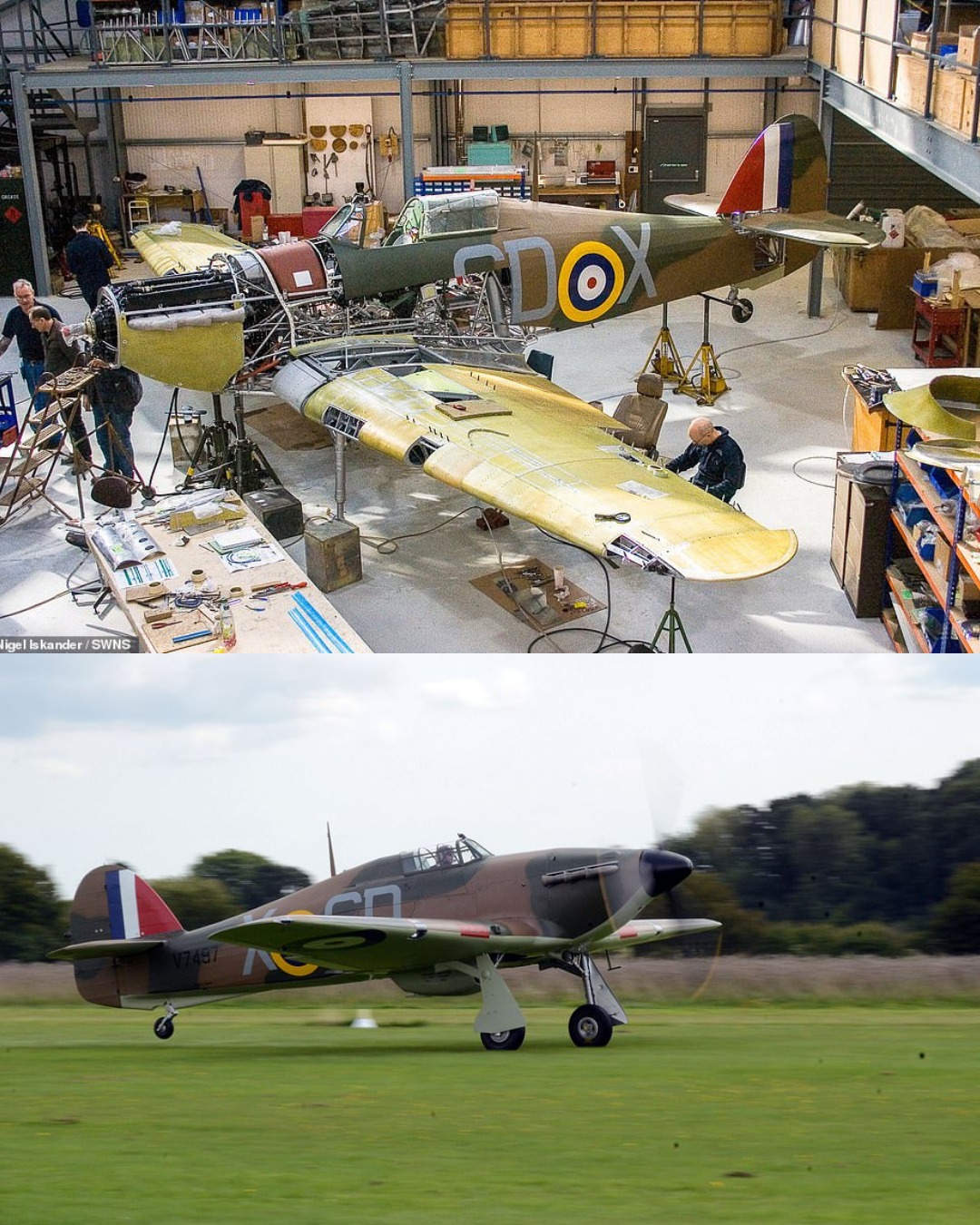 Aviation - Imagine finding a Battle of Britain Hurricane fighter buried ...