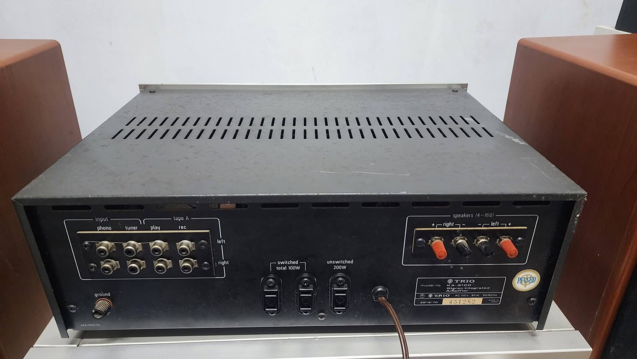 アンプ TRIO Stereo Integrated Amplifier KA-3100 Trio KA-3100 stereo integrated amplifier for sale