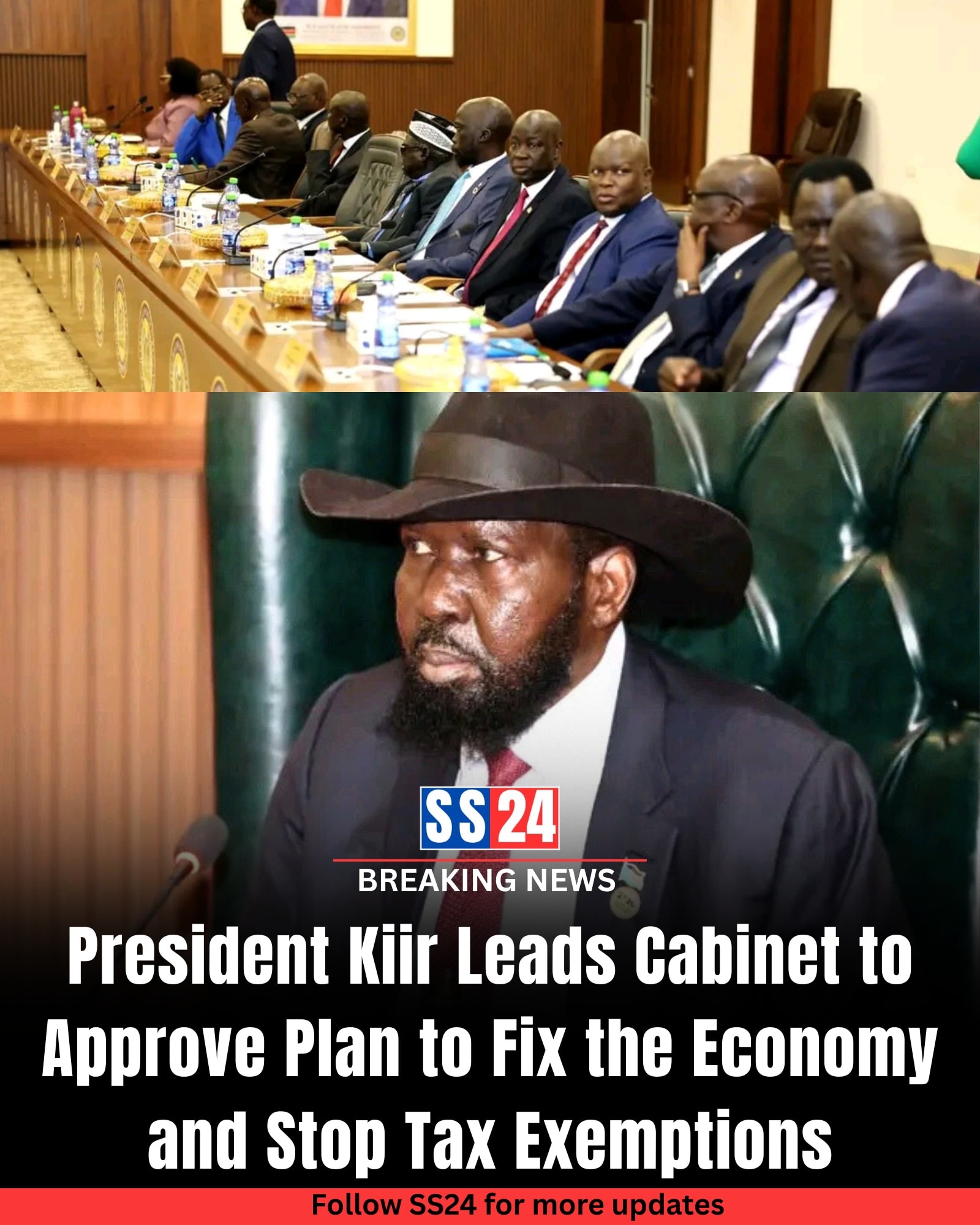 🔴 BREAKING: President Kiir Chairs Cabinet, Pushes Urgent Economic Reco
