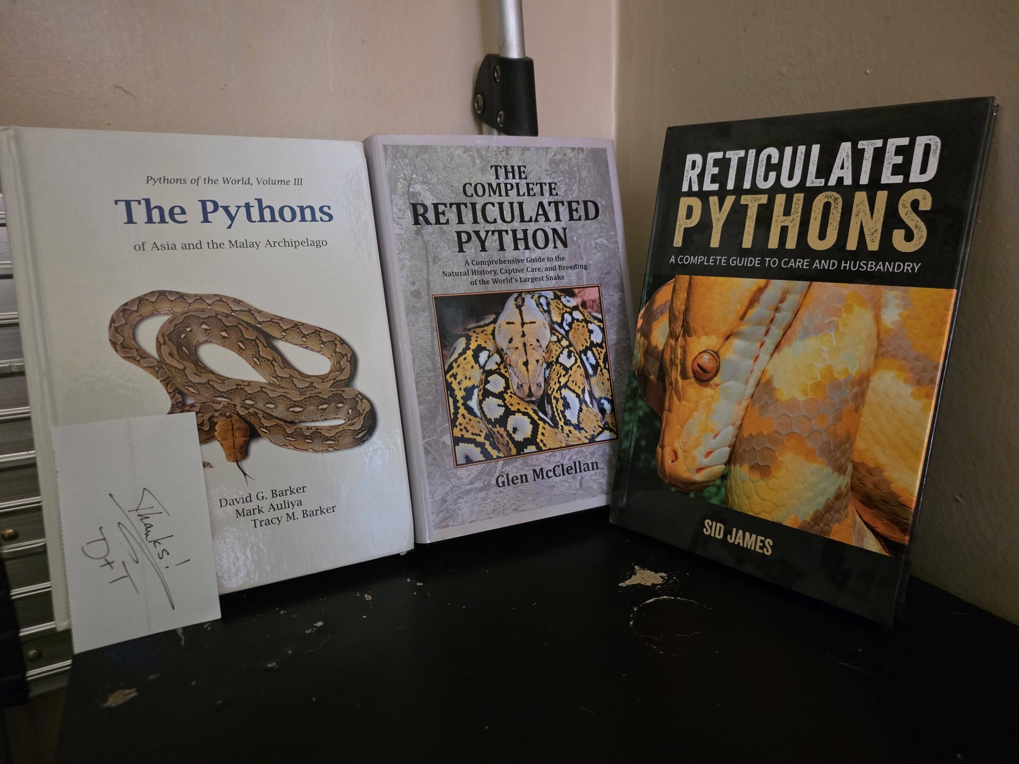 Quality books on reticulated pythons?