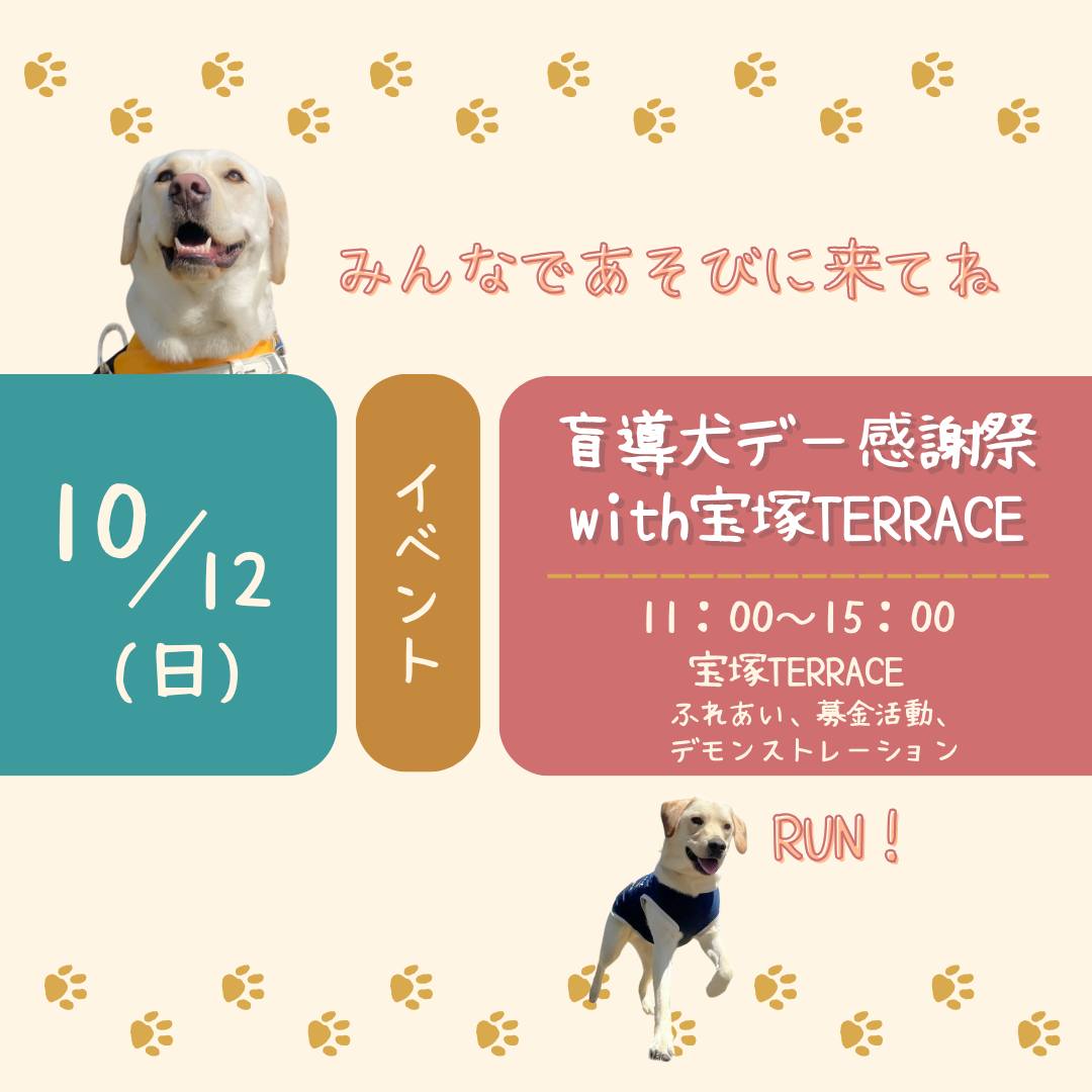 社会福祉法人 兵庫盲導犬協会 - ご無沙汰しております。兵庫盲導犬協会職員Hです。 更新が長らく止まってしまっており本当に申し訳ございません ...