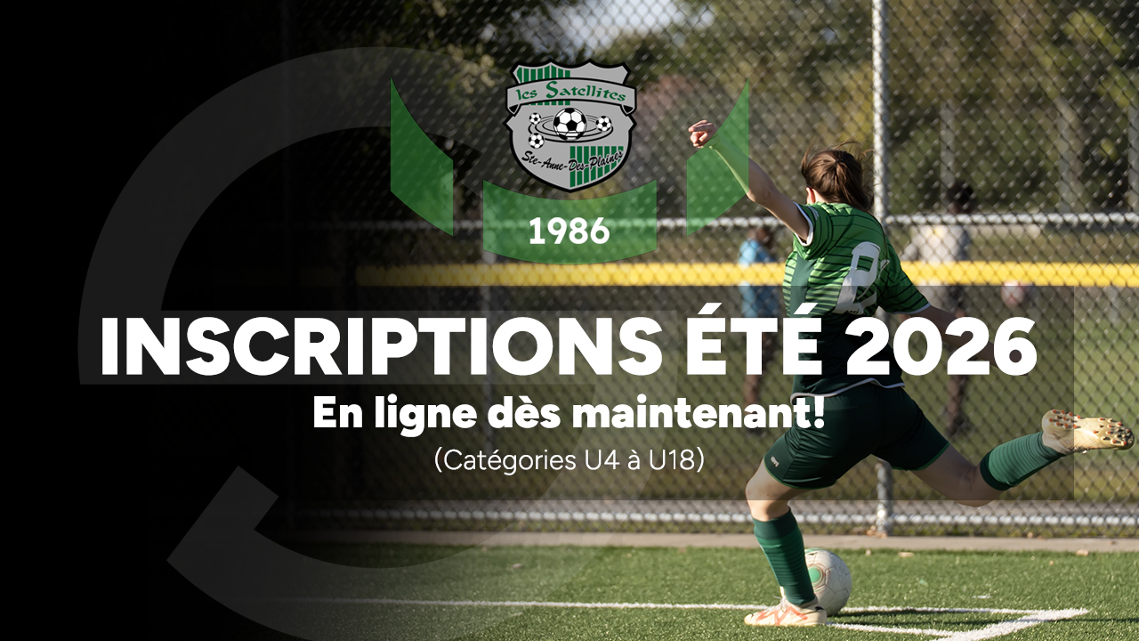 INSCRIPTIONS ÉTÉ 2026 - En ligne... - Les Satellites de SADP | Facebook
