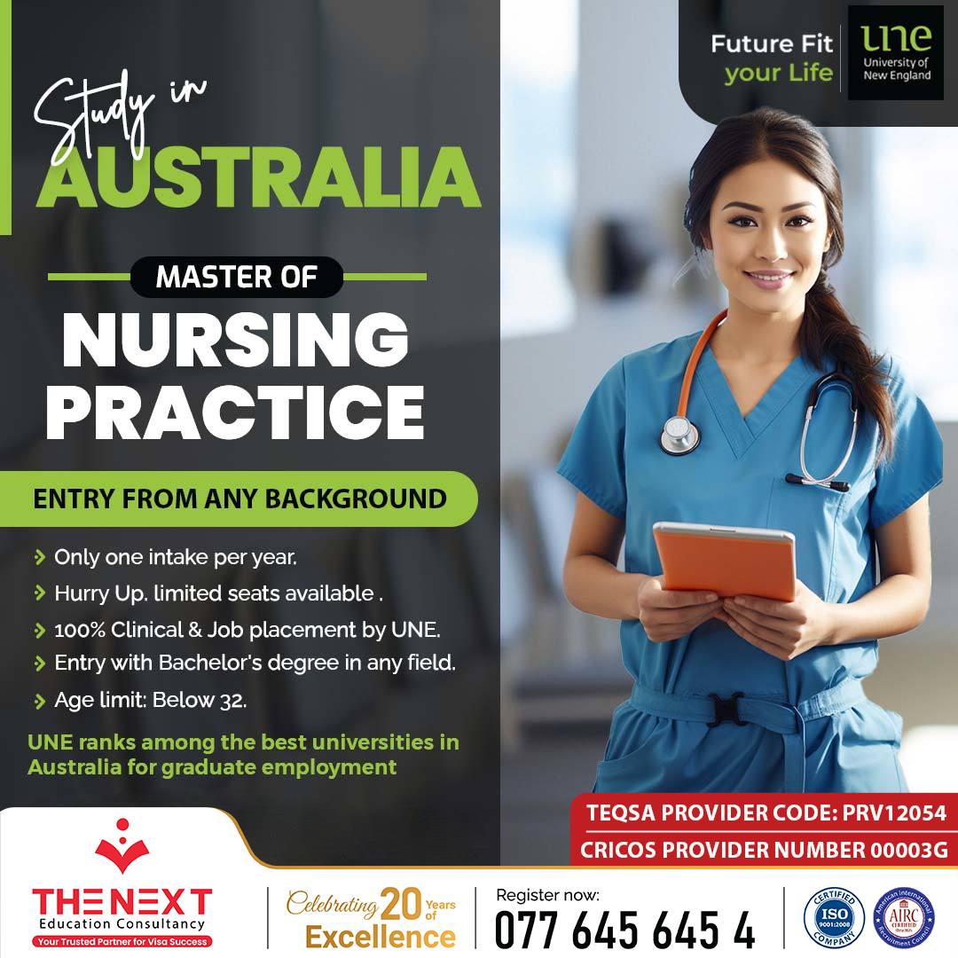 The Next - Dreaming of a Nursing career in Australia? UNE’s Master of ...