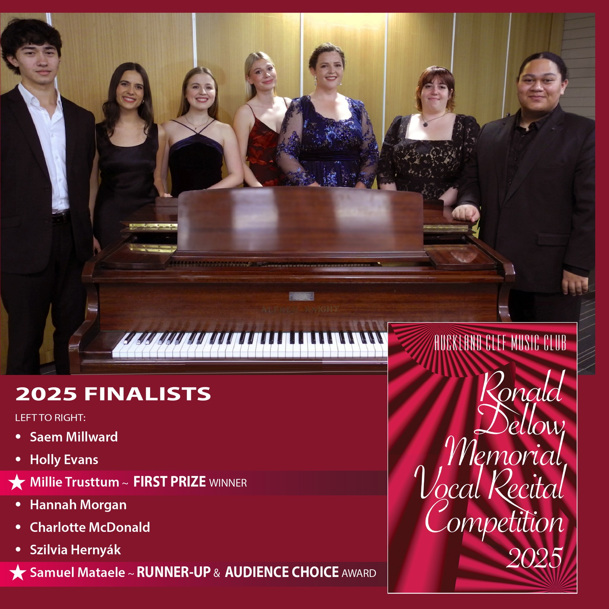Congratulations to the 2025... - Auckland Clef Music Club | Facebook