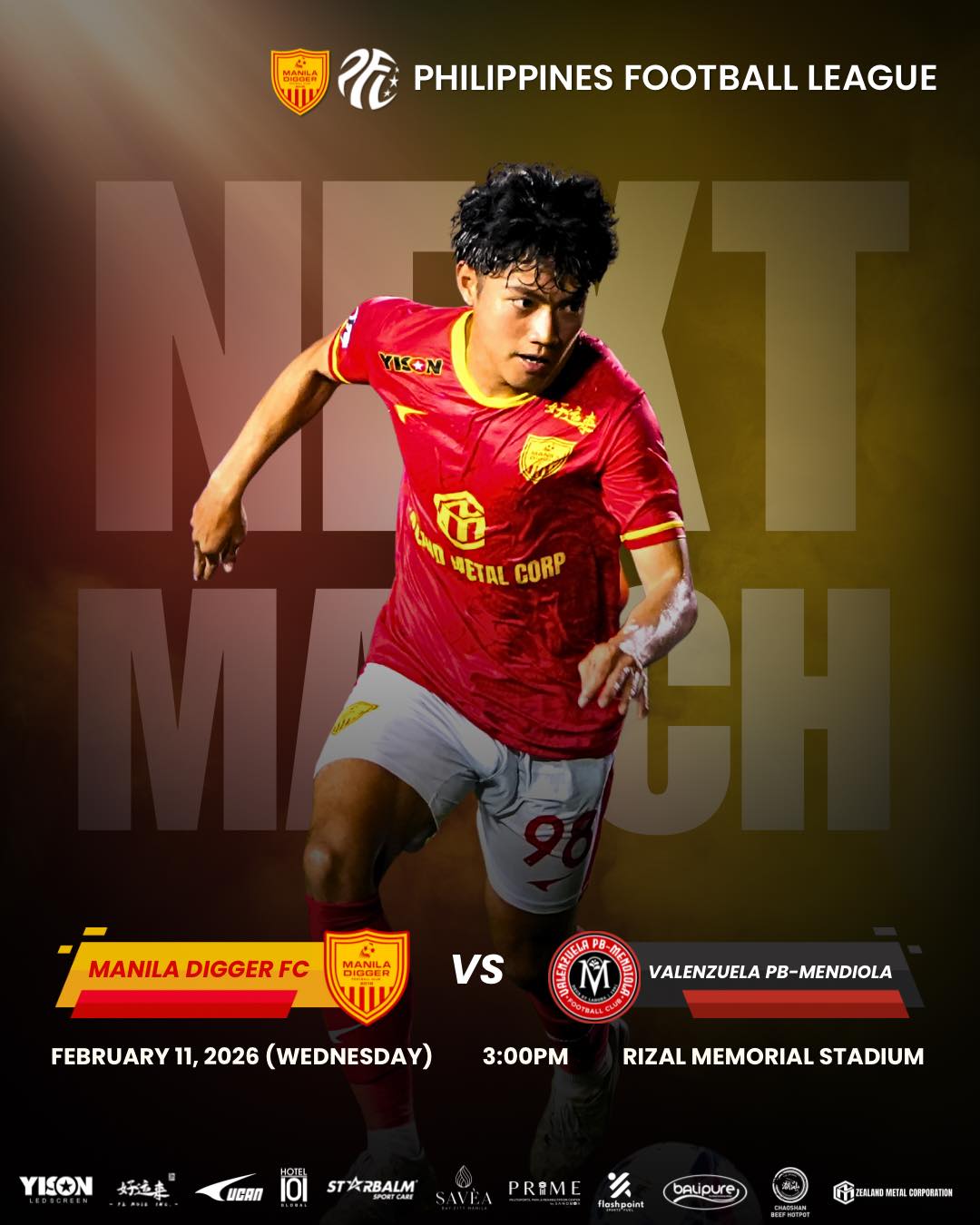 Manila - Next Battle 🏟️⚽️ Manila Digger FC ⚒️ vs. Valenzuela PB ...