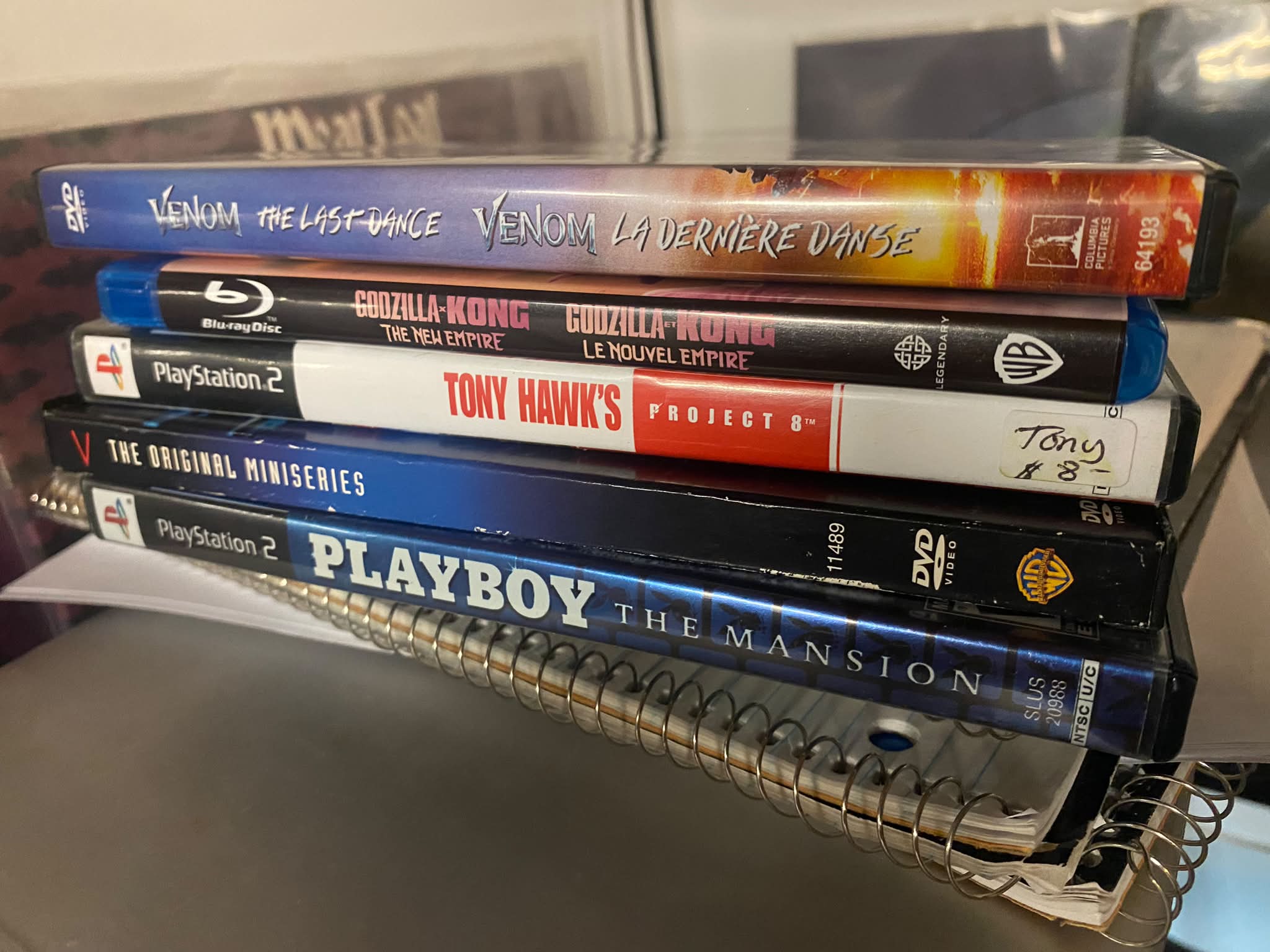 Lil media haul 🤙 I paid $4 for Tony 10 Blu- lurayDisc VENOM THE
