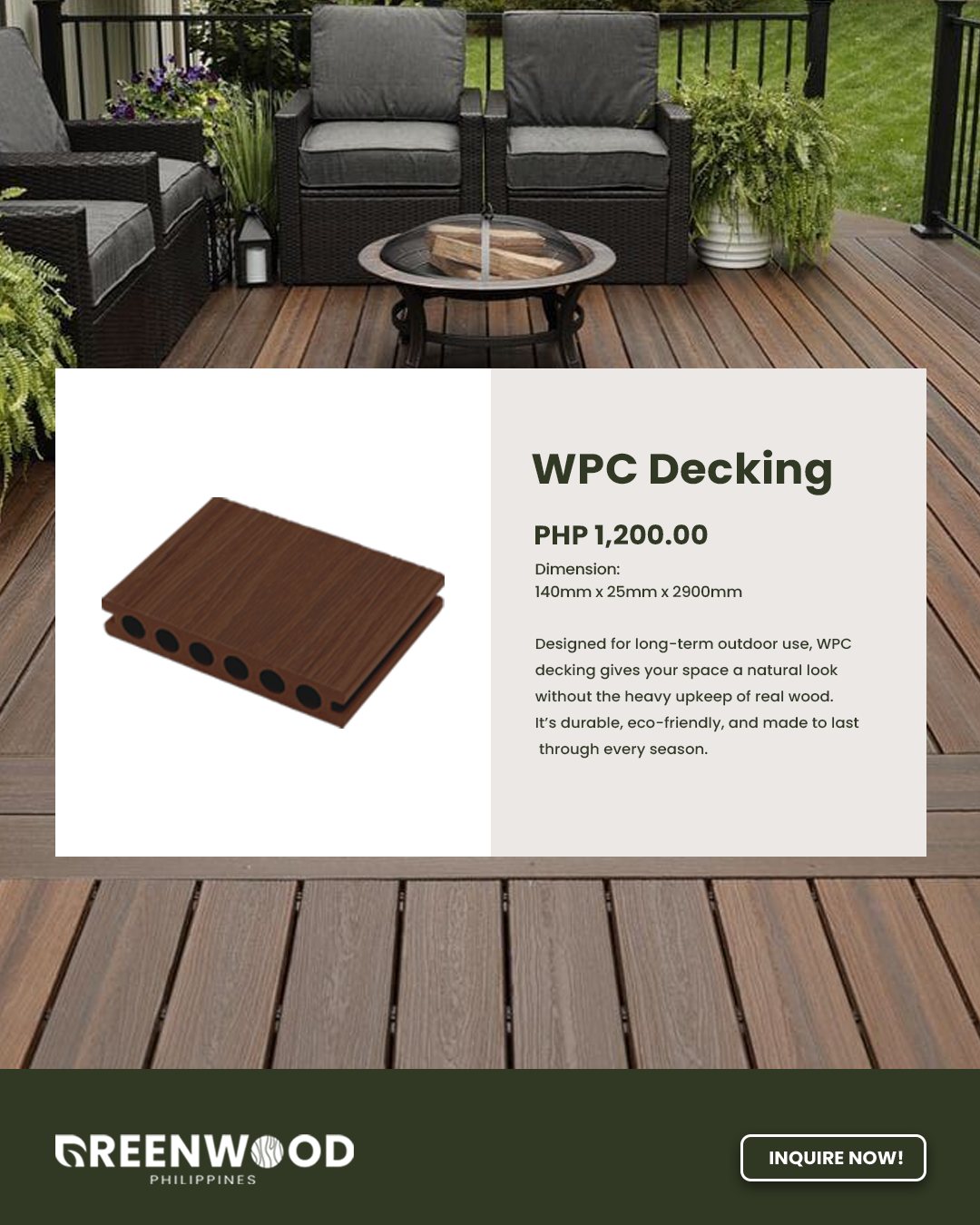 Greenwood - Transform your outdoor living with WPC Decking—wood ...