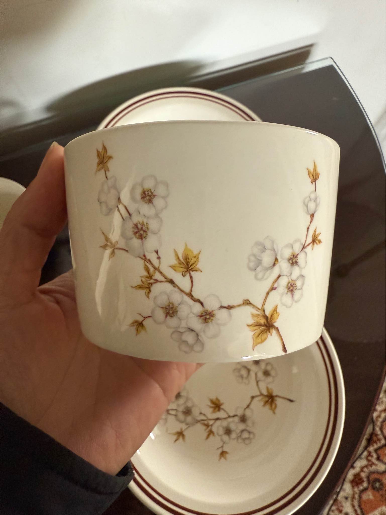 Crown Lynn cherry blossom皿24枚セット Crown Lynn cherry blossom皿