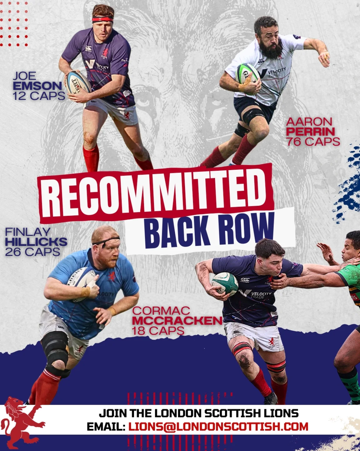 More players who have Recommitted... - London Scottish Lions | Facebook