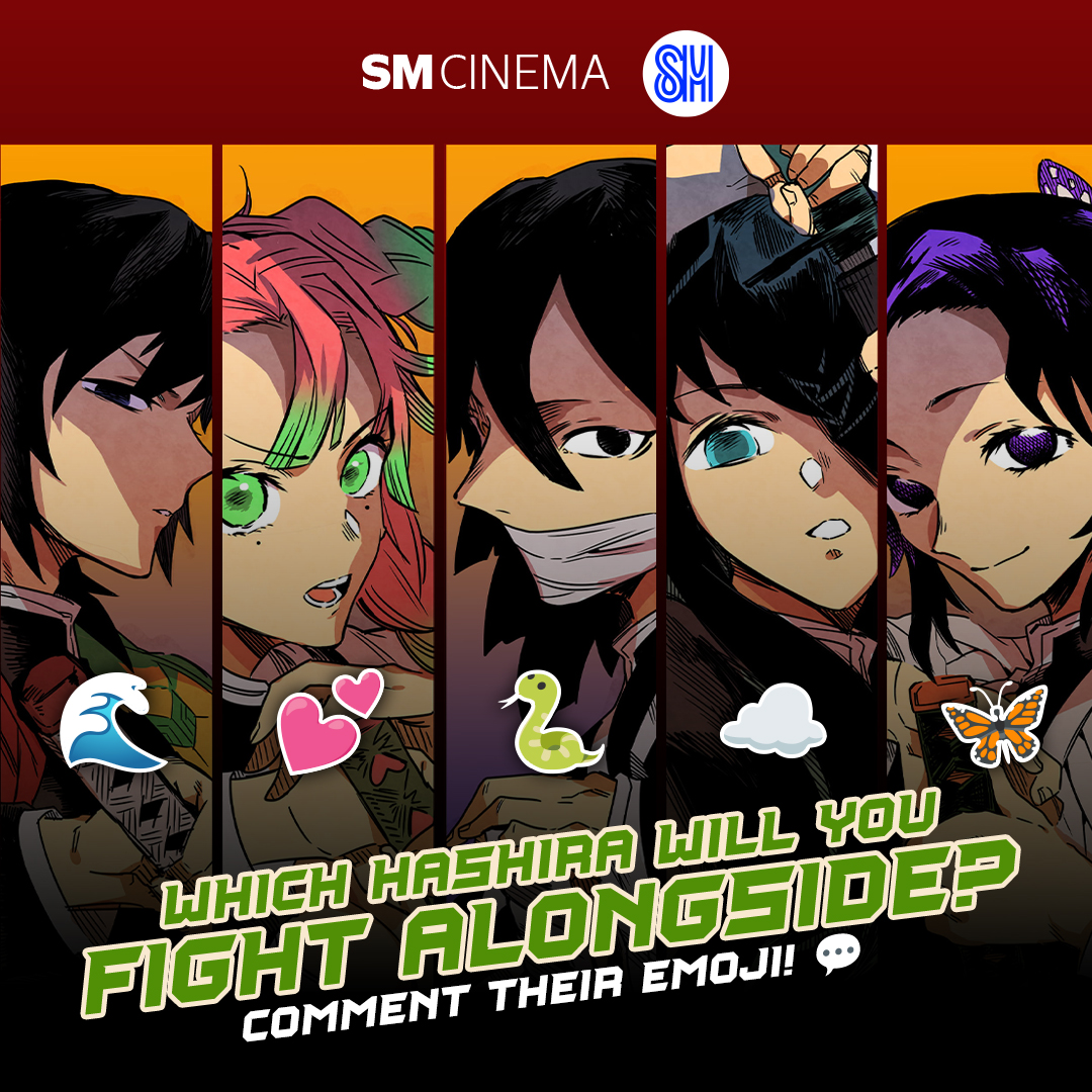 SM - CHOOSE YOUR HASHIRA! 🌊💖🐍☁️🦋 Drop their emoji in the comments and ...
