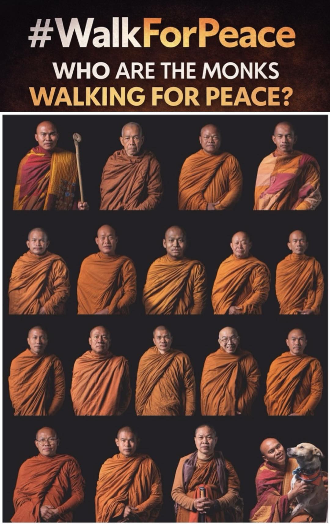 Sachin - Behind the Walk for Peace stands not a single figure, but a ...