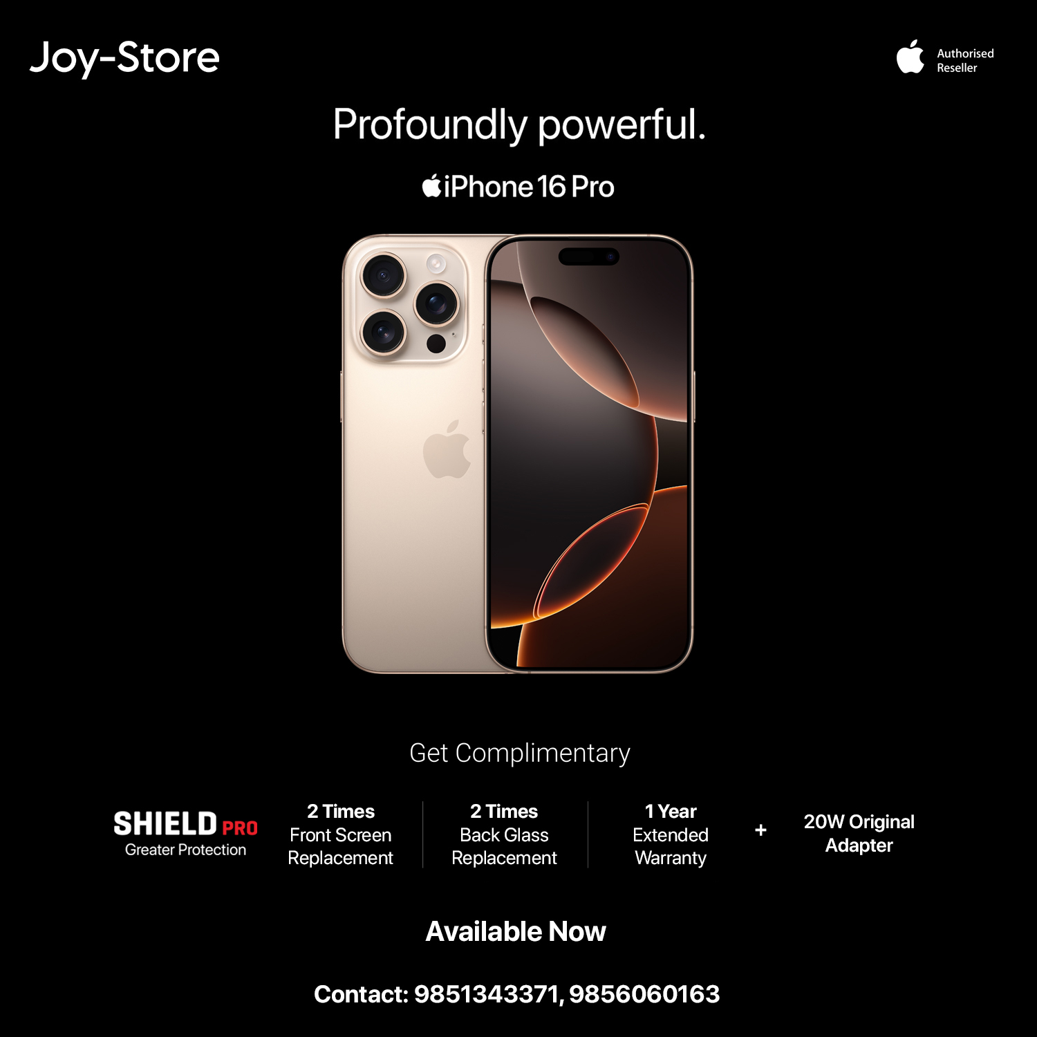 Joy Store - iPhone 16 Pro. Featuring a stunning titanium... | Facebook