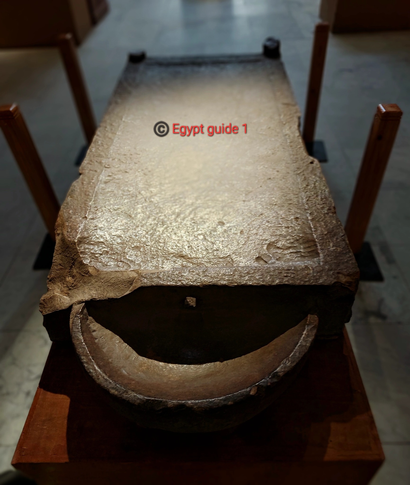 Egypt - 🕯️ Ancient Egyptian Embalming Table 📍 Location: Egyptian Museum ...