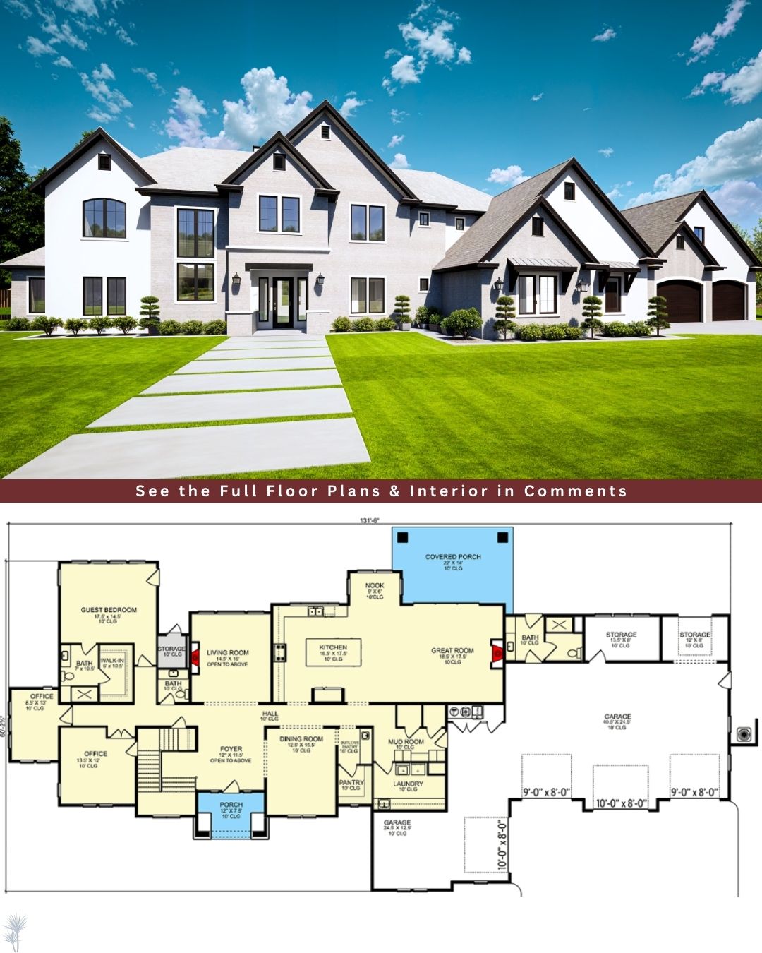 Explore this 5-Bed New American... - Dream Homes & Plans Co. | Facebook