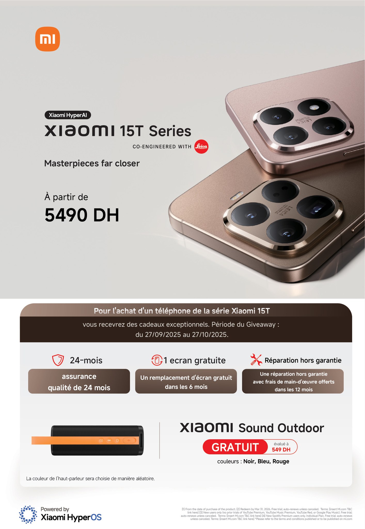 Xiaomi Morocco - احصل الآن على التحفة Xiaomi 15T أو Xiaomi... | Facebook