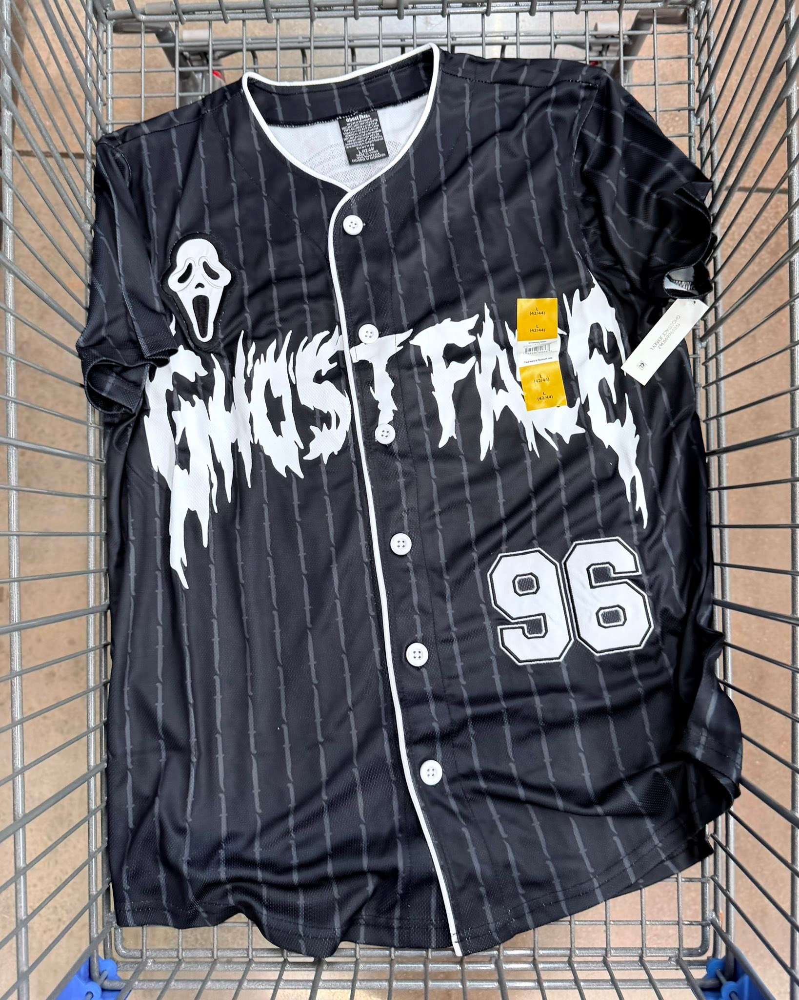 NEW ghostface baseball jersey at walmart! 😱🔪