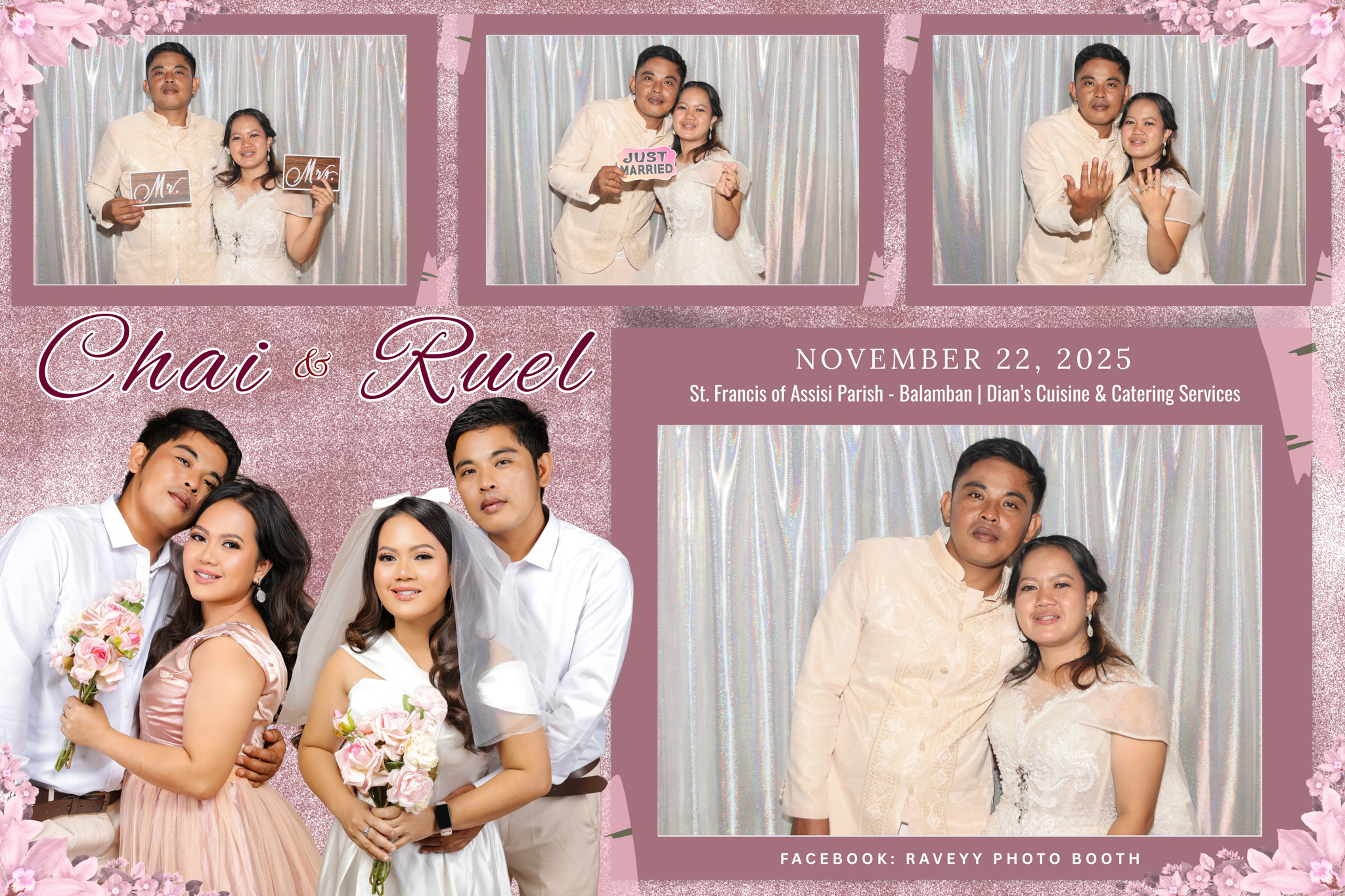 Chai & Ruel Wedding Grab your photos... - Raveyy Photo Booth | Facebook