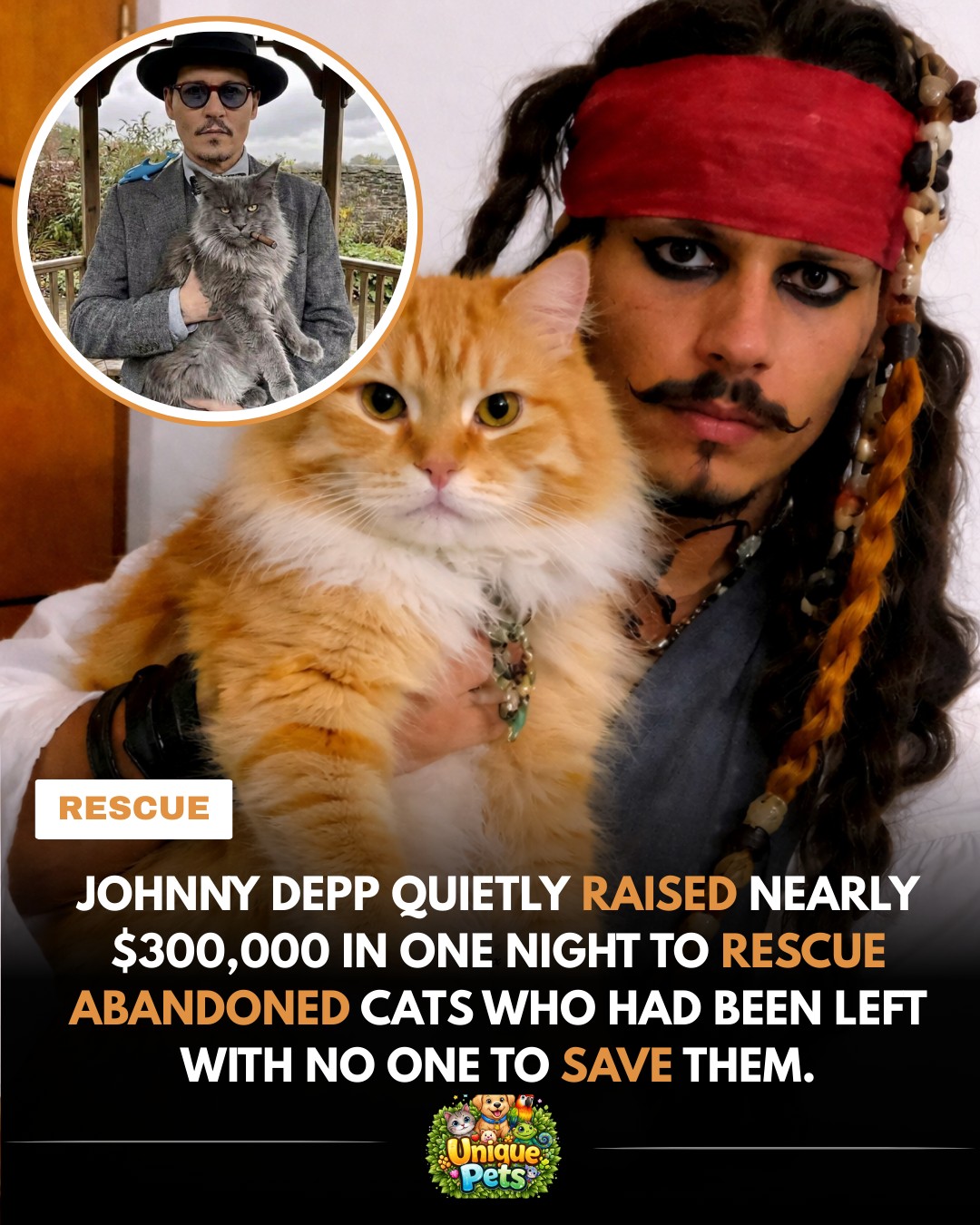 Unique Pets - At a private London charity concert, Johnny... | Facebook