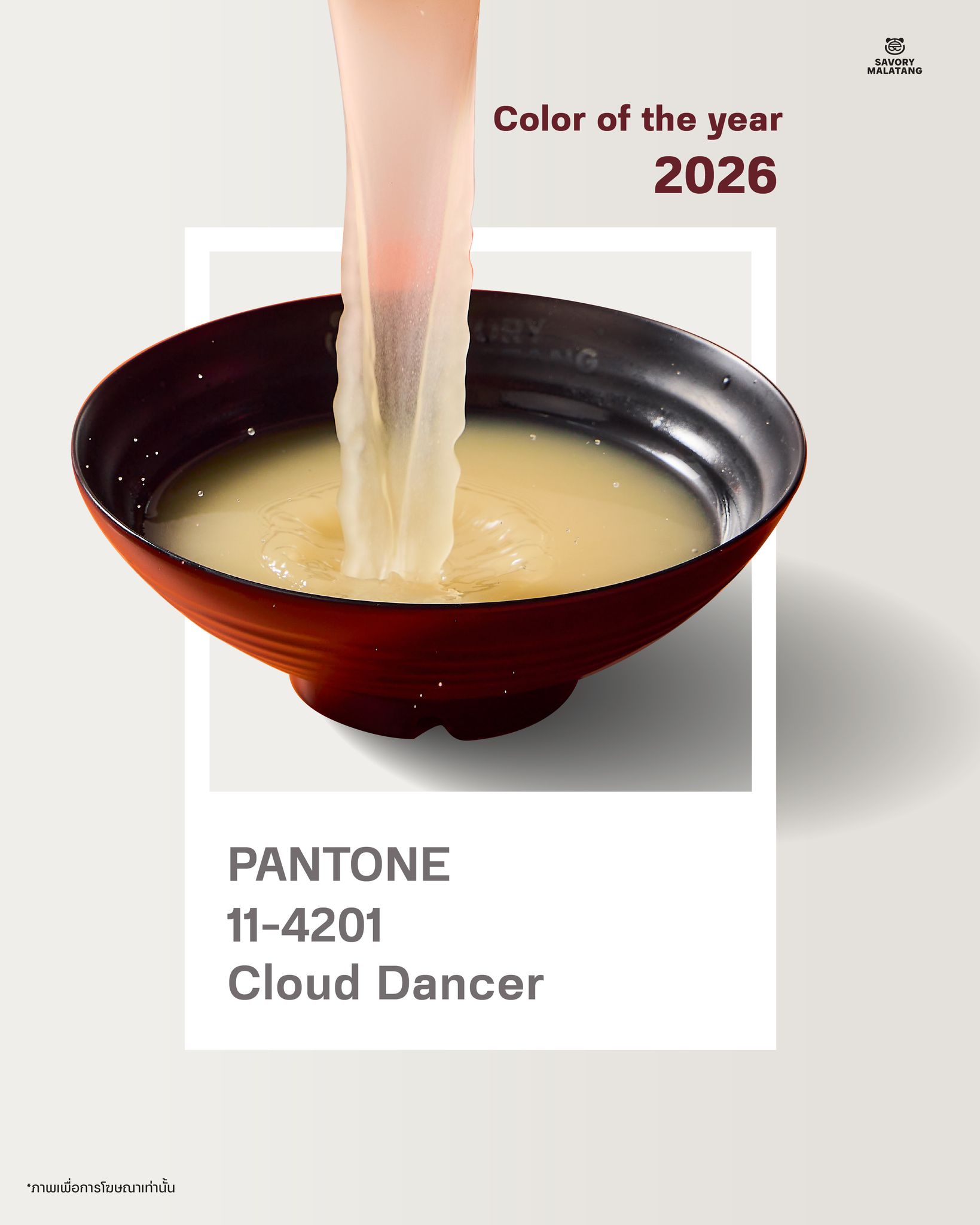 Savory - Color of the Year 2026: Cloud Dancer 🤍 โทนสีแห่งความนุ่มละมุน ...