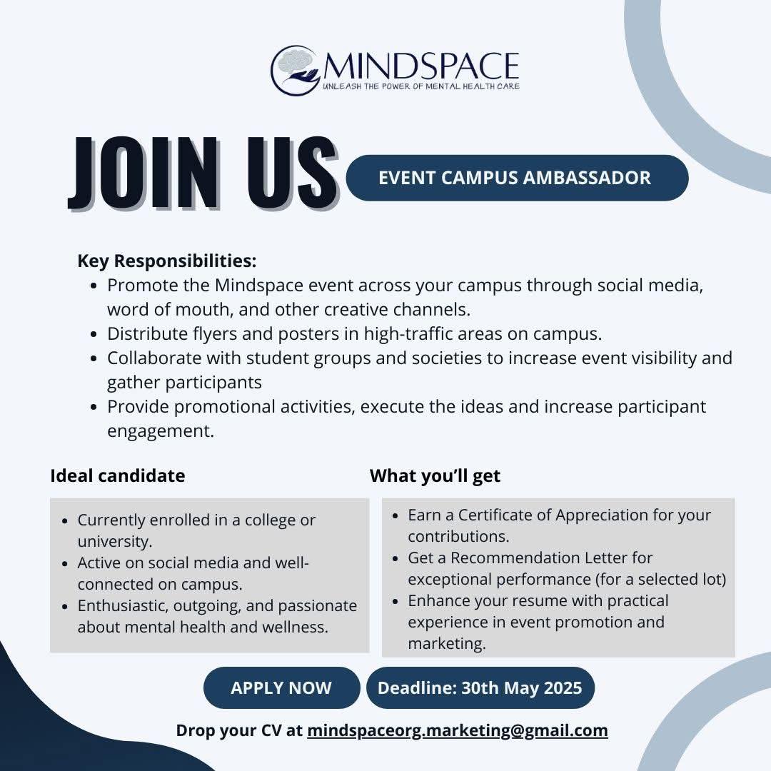 Volunteering,Internship and Scholarship Opportunities | 𝐂𝐚𝐦𝐩𝐮𝐬 ...