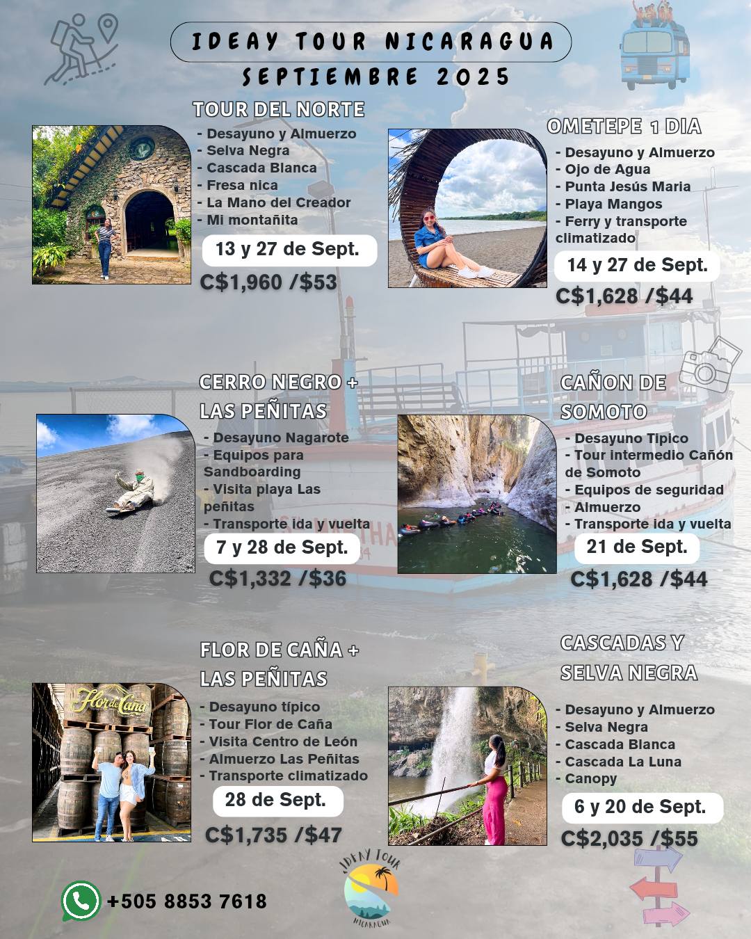 Compartimos nuestro Calendario de... - IDEAY Tour Nicaragua | Facebook
