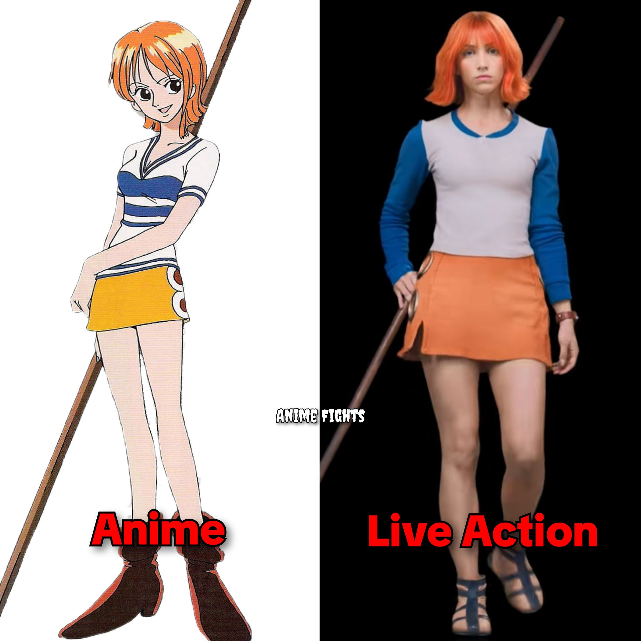 Anime Fights - New Look of Emily Rudd as Nami in One... | Facebook