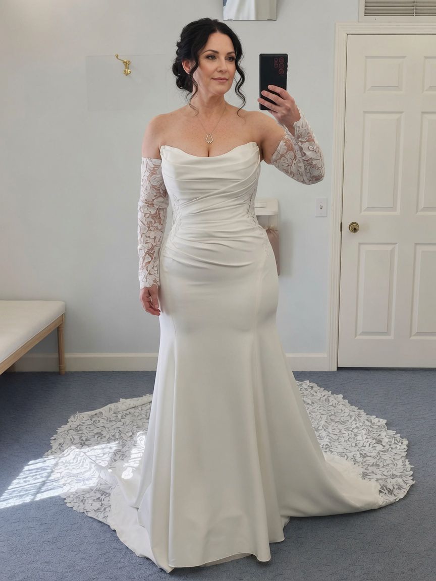 My dress feels tight! I feel like I can't take a deep breath but the last who taken it in says its fine and it sla snug fit, as its strapless it
