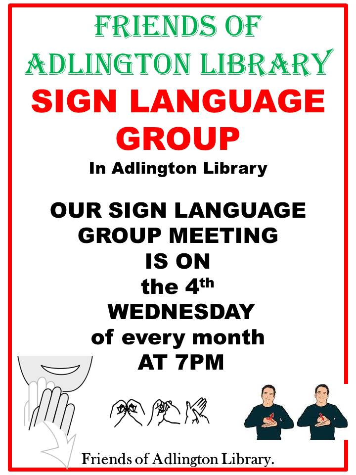 What's On In Chorley | The next Sign Language Class is on Wednesday ...