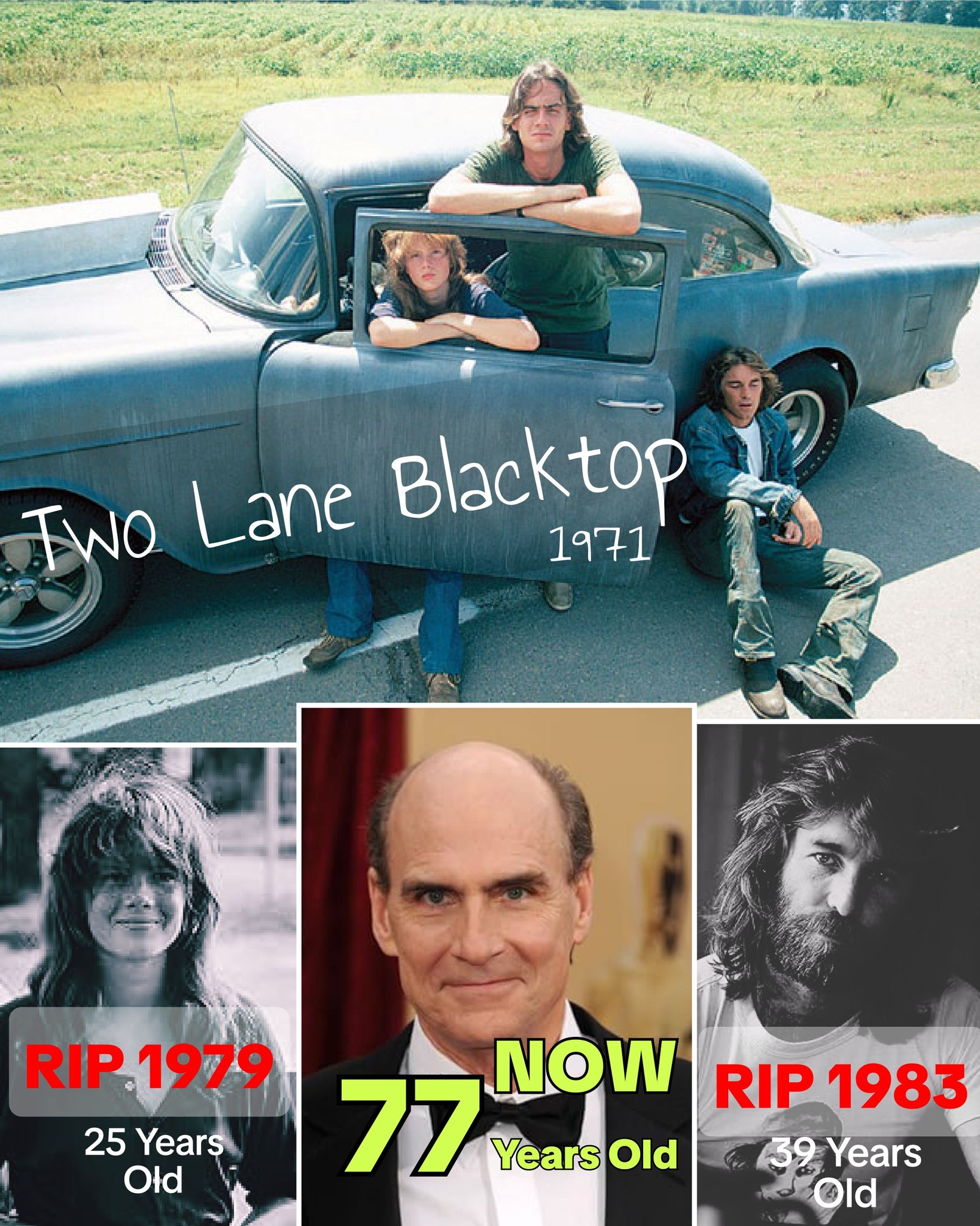 Insect Racing - A look back at the iconic cast of Two-Lane... | Facebook