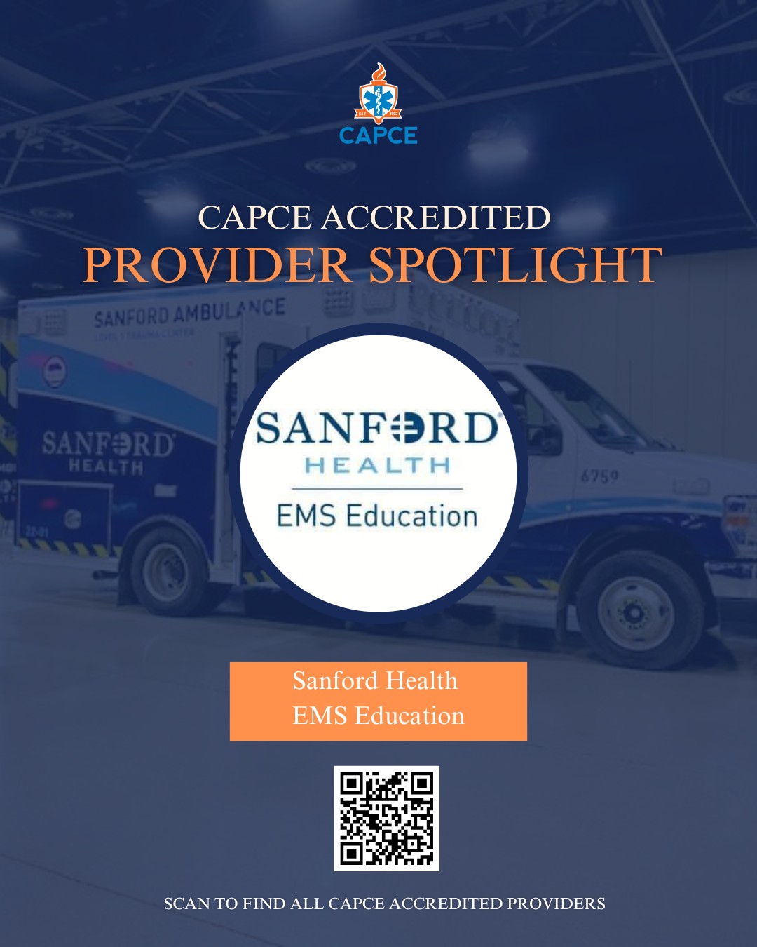 CAPCE - 🚑 Provider Spotlight: Sanford Health EMS Education... | Facebook