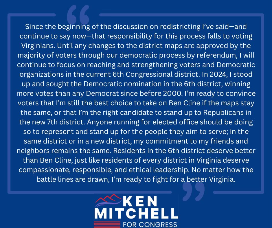 Ken Mitchell for Virginia