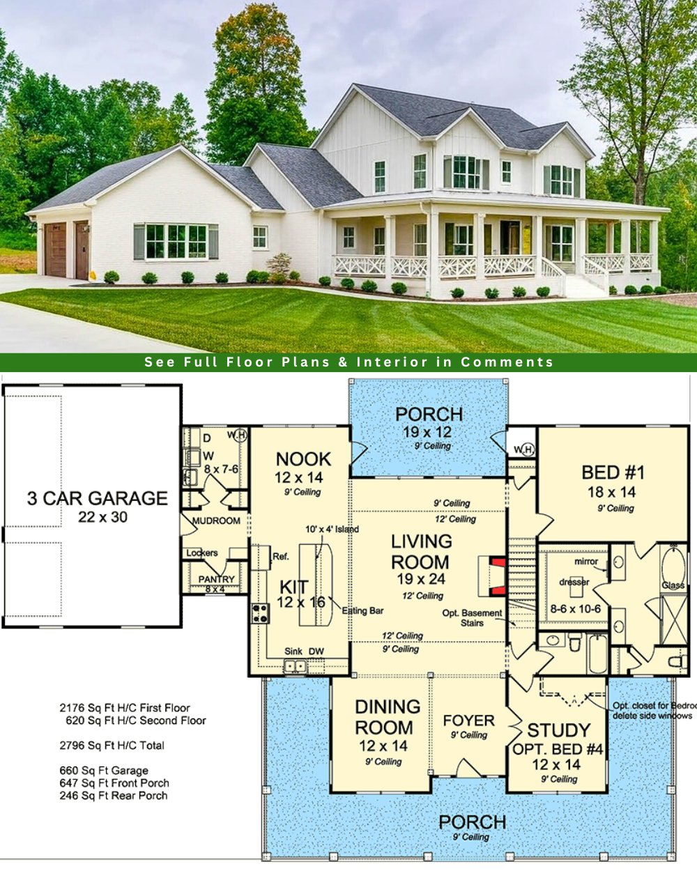 Step inside this Expanded... - Modern Farmhouse Plans | Facebook