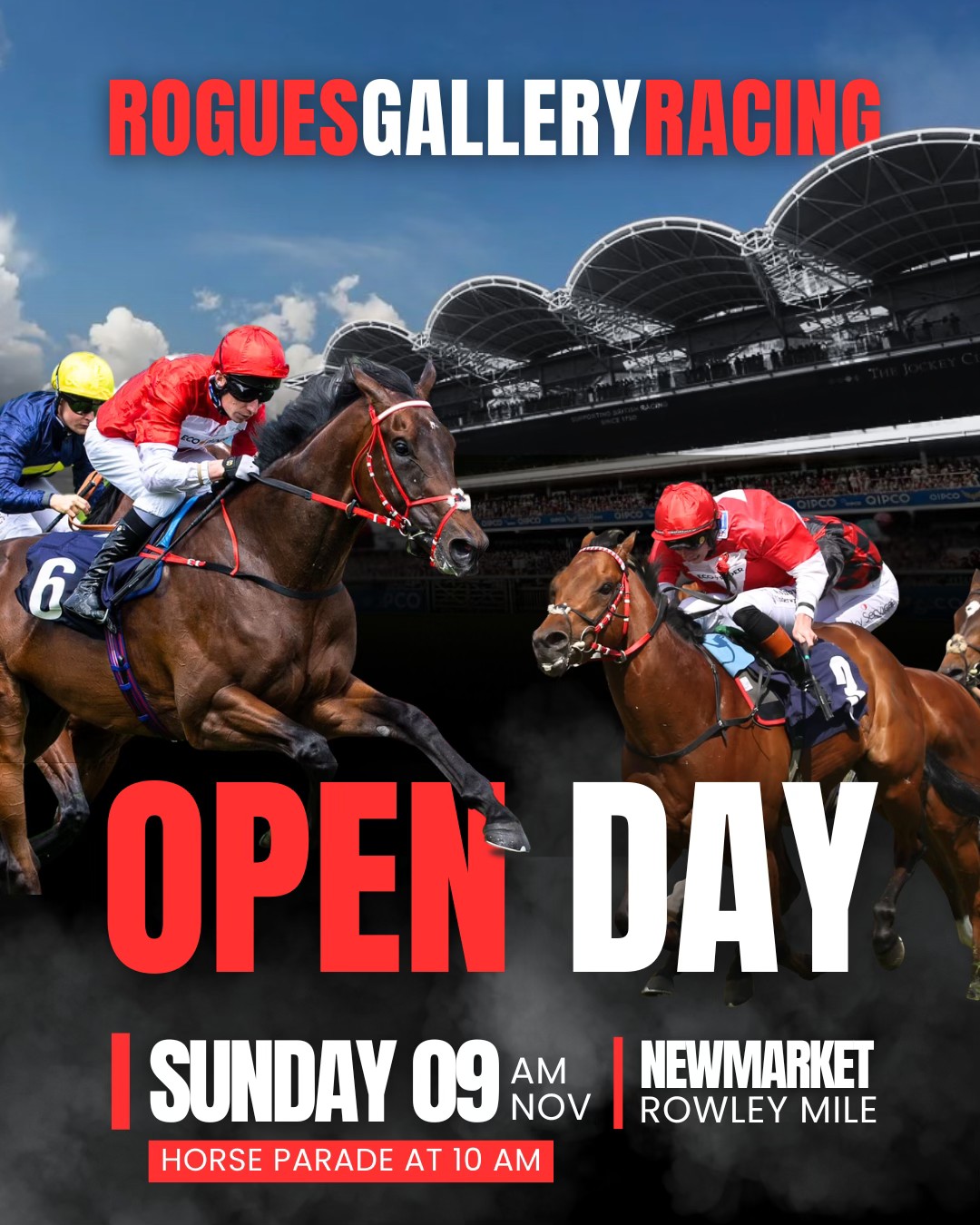 Rogues - Join us for the Rogues Gallery Racing Open Day! 🐎 Sunday 9th ...