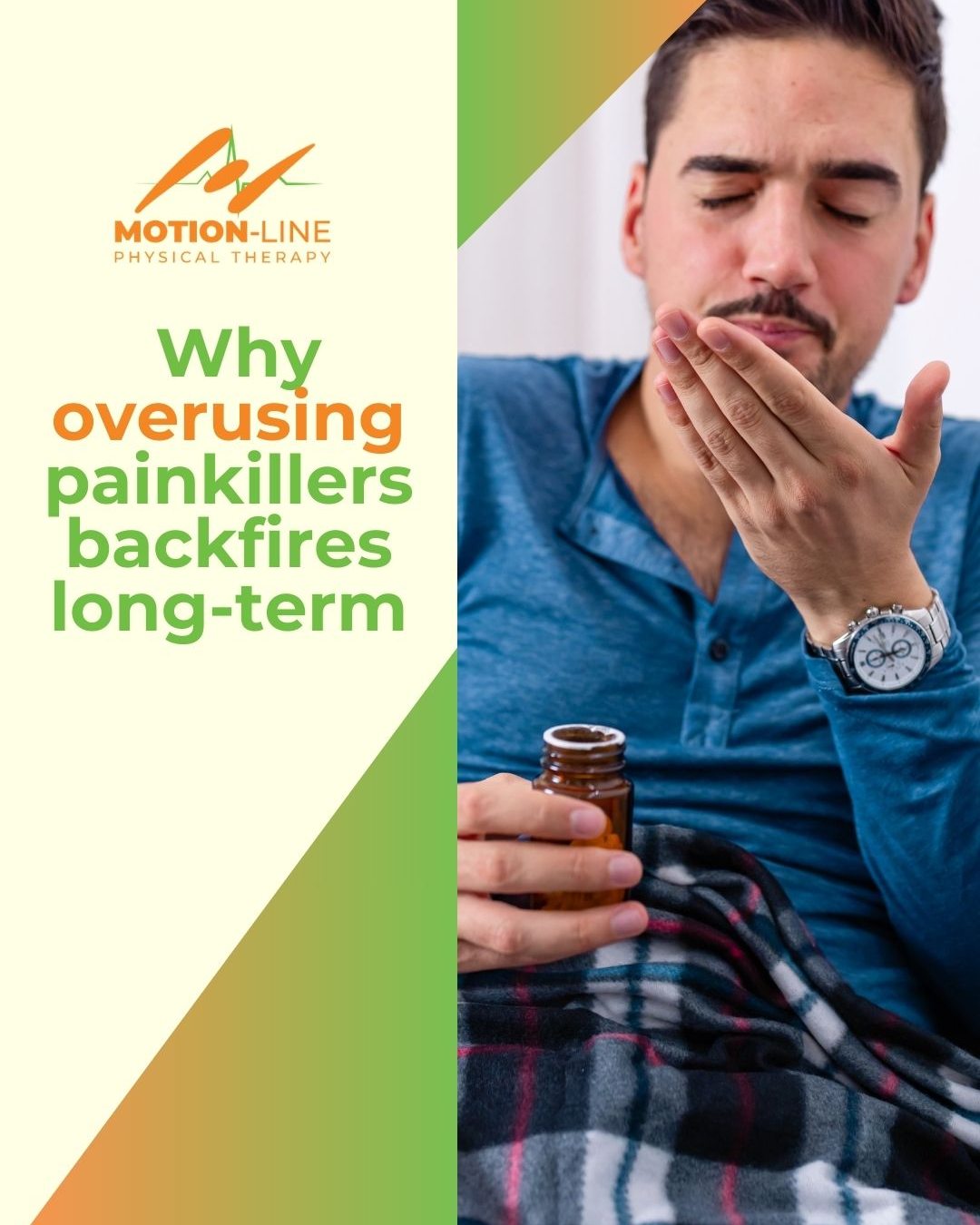Why overusing painkillers... - Motion-Line Physical Therapy | Facebook
