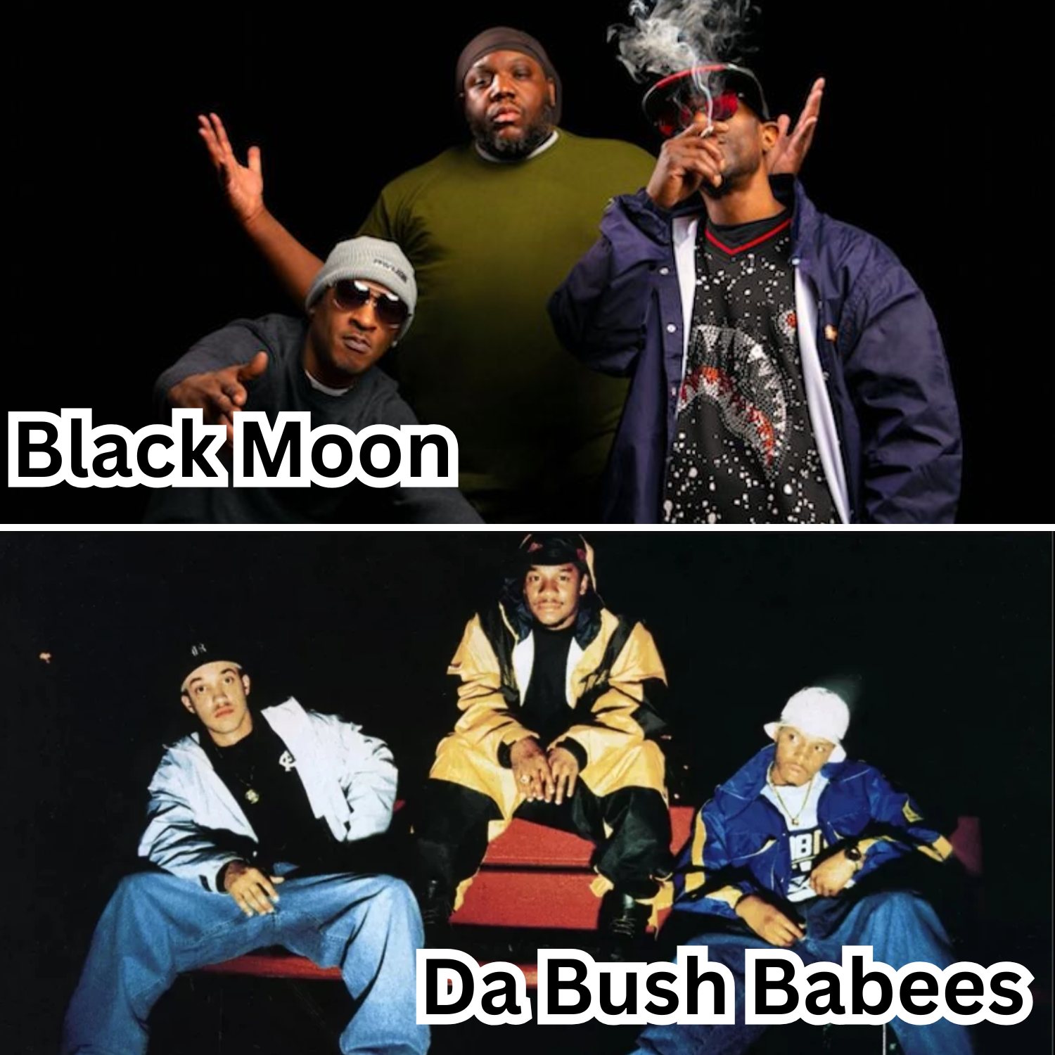 Black Moon hip hop group from Brooklyn, New York